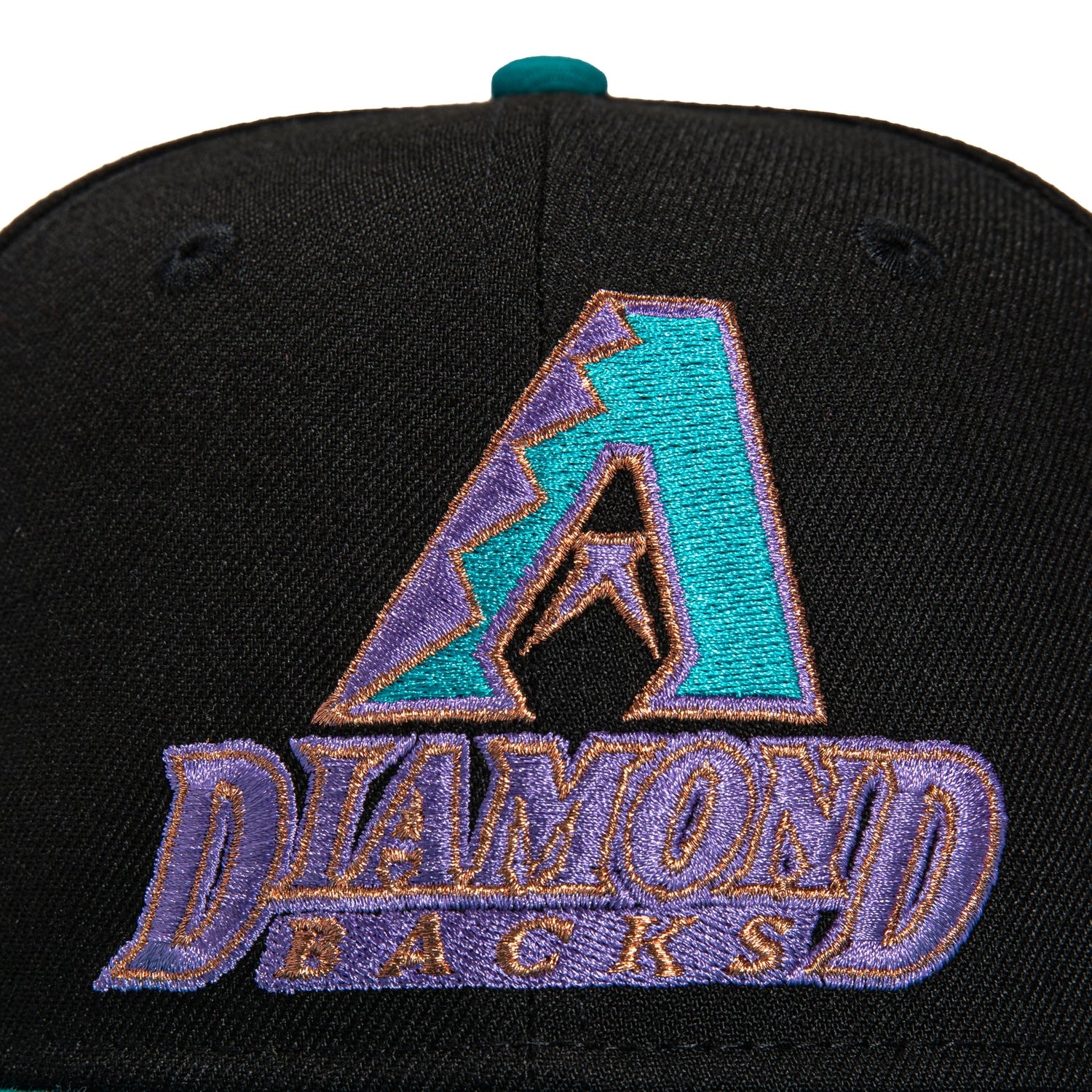 New Era 59Fifty Arizona Diamondbacks Inaugural Patch Word Hat - Black, Teal