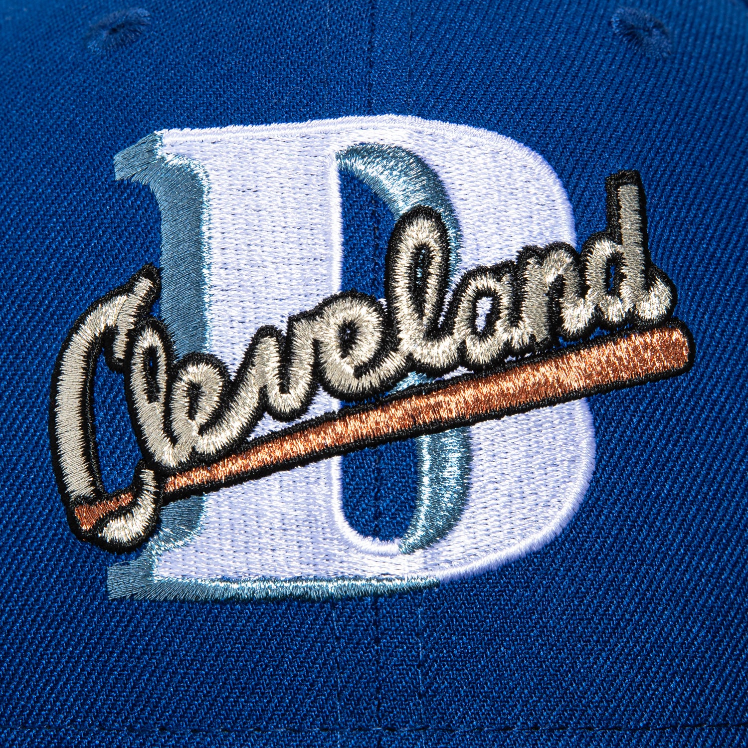 New Era 59Fifty Cleveland Buckeyes Negro American League Patch Hat - Royal, Black