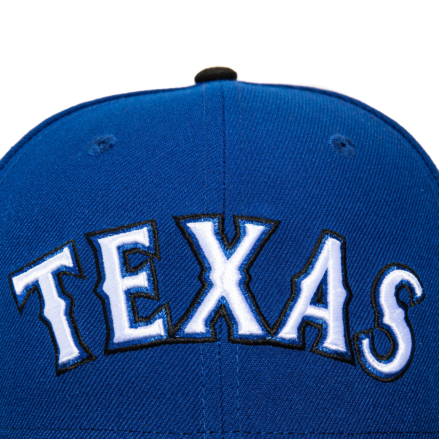 New Era 59Fifty Texas Rangers 2023 World Series Patch Word Hat - Royal, Black