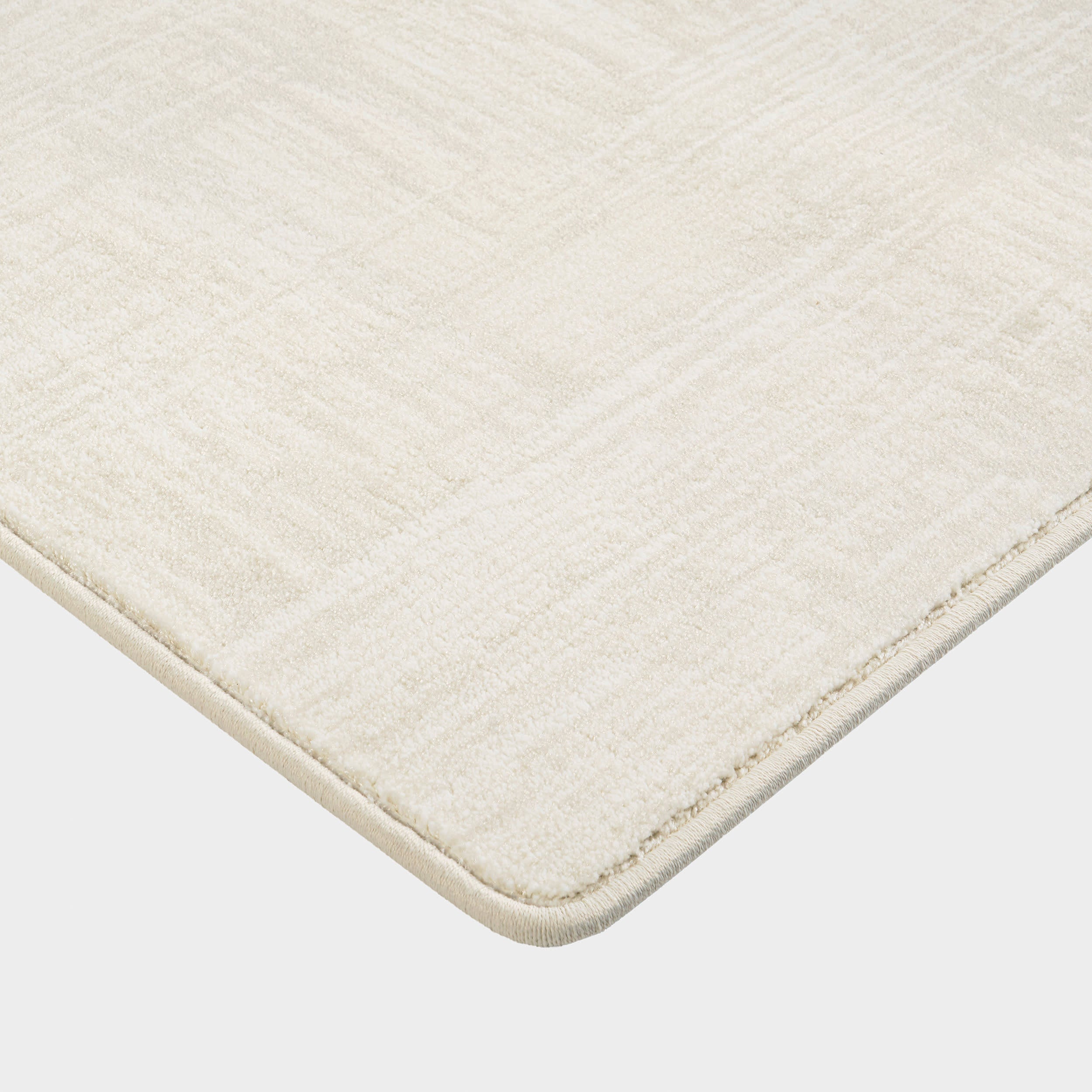 Finch Crosshatch Custom Sample Rug | Off White