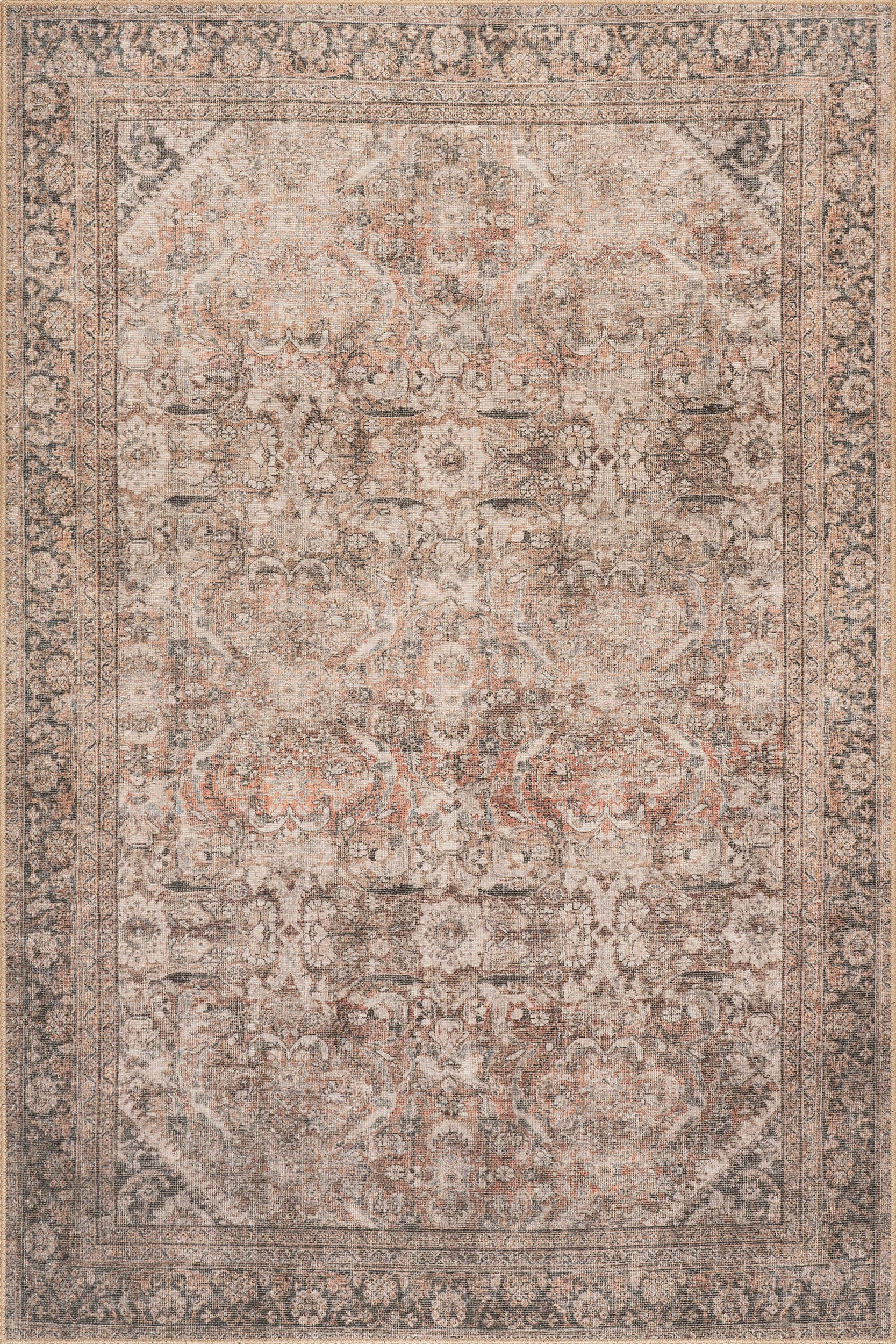 Frenchtown Antiqued Jute-Blend Rug | Brown