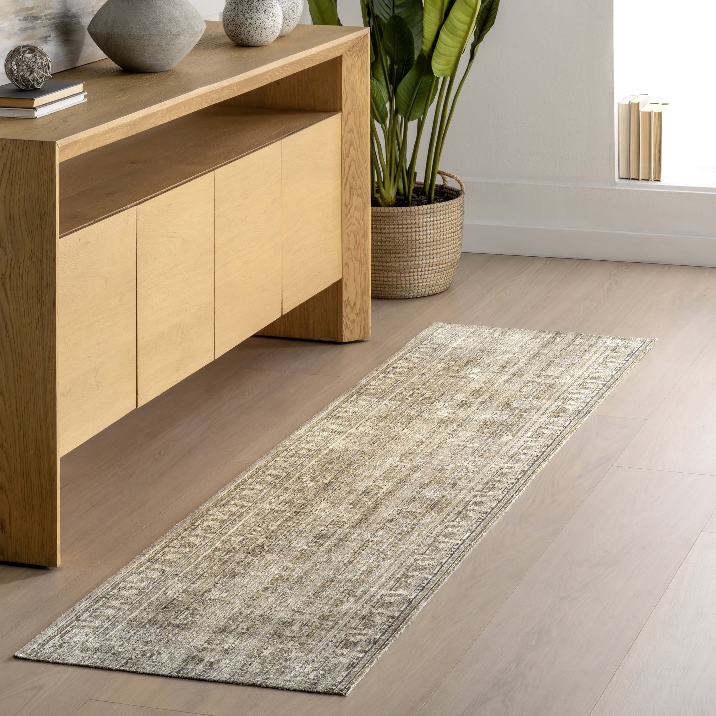 Kailani Indoor/Outdoor Washable Rug | Light Grey