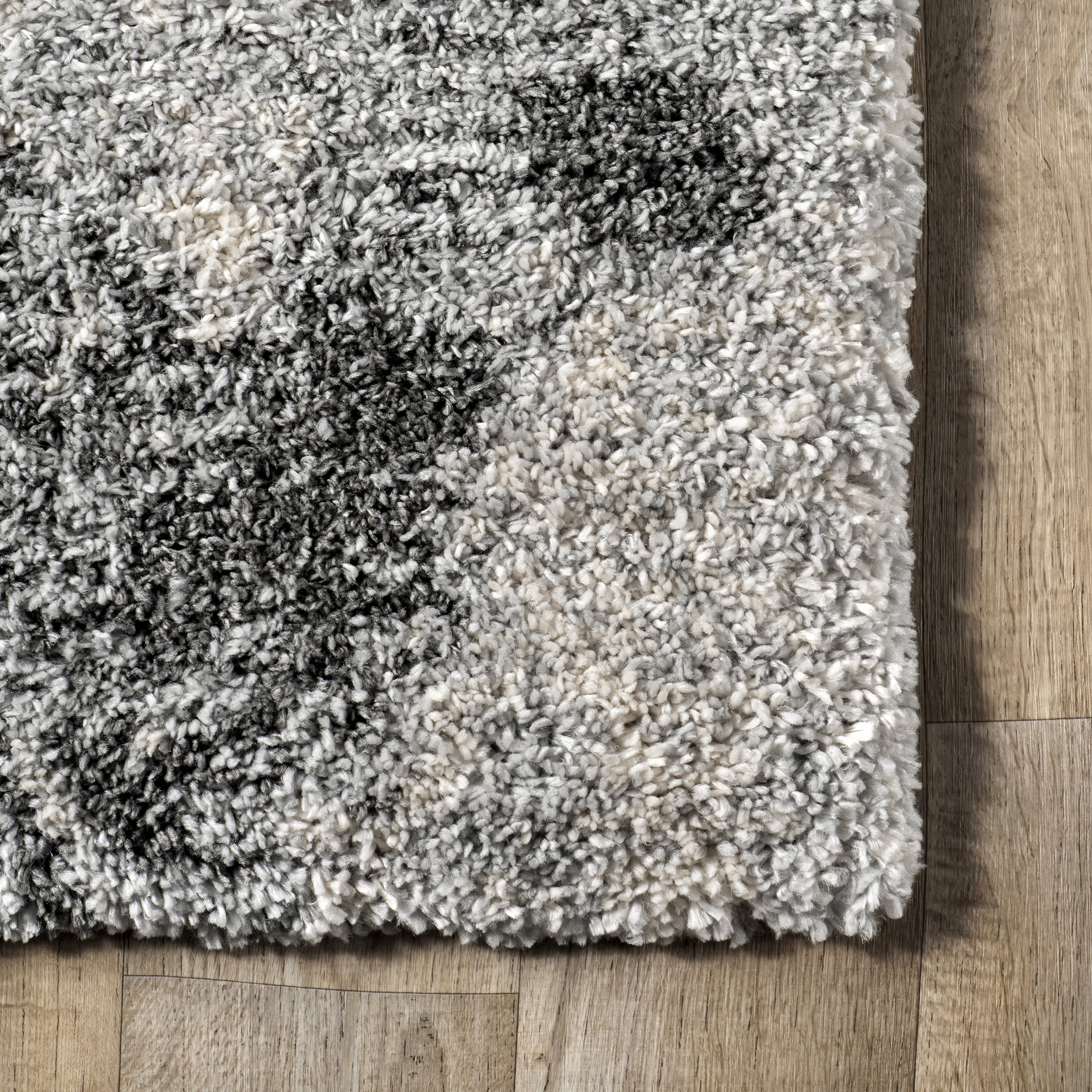 Waverly Abstract Ombre Rug | Light Grey