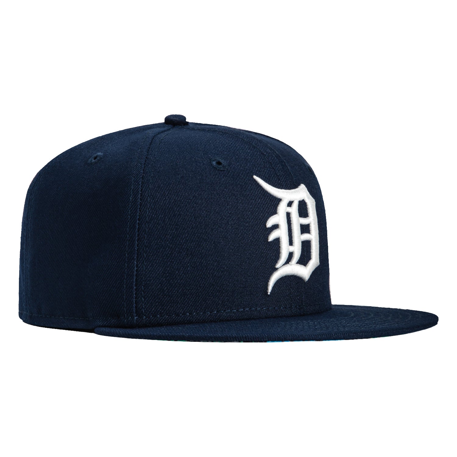 New Era 59Fifty Floral Detroit Tigers Hat - Navy, White