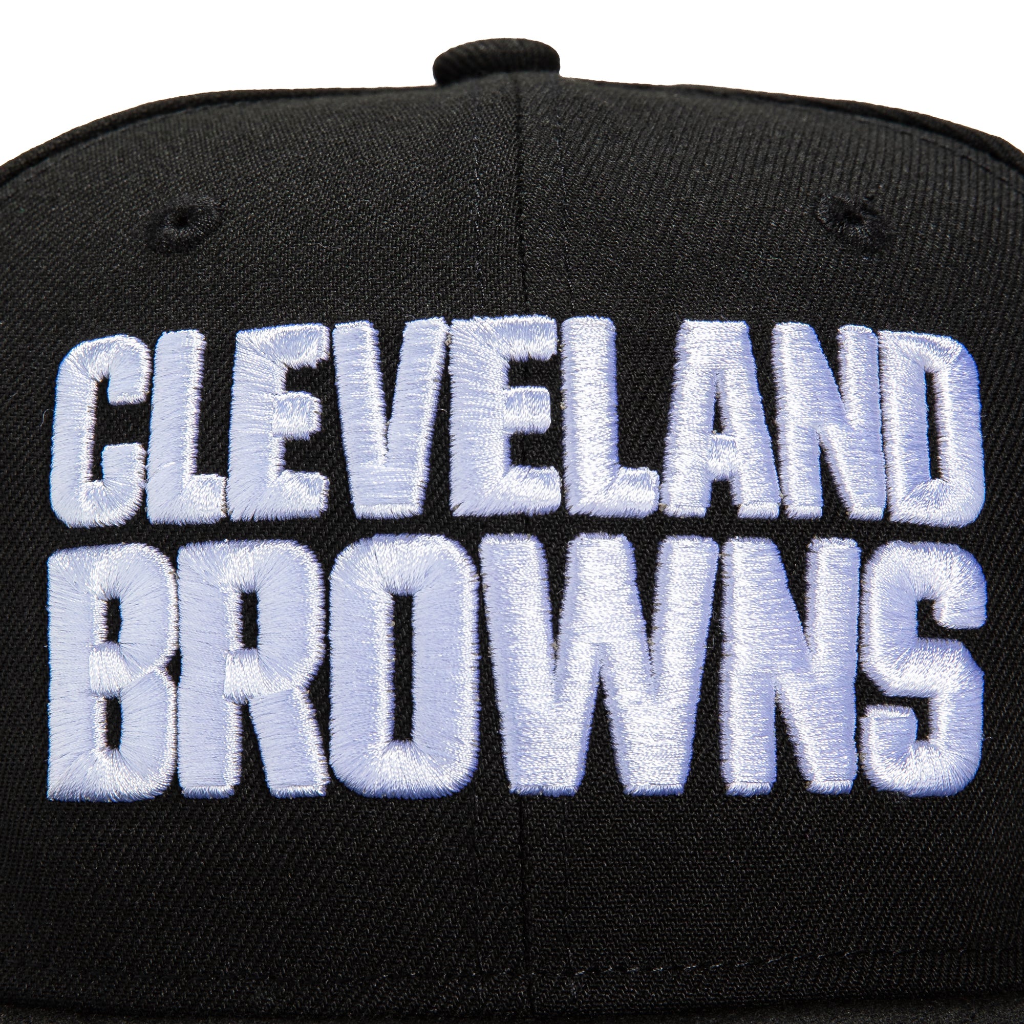 New Era 9Fifty Cleveland Browns 75th Anniversary Patch Snapback Hat - Black, White