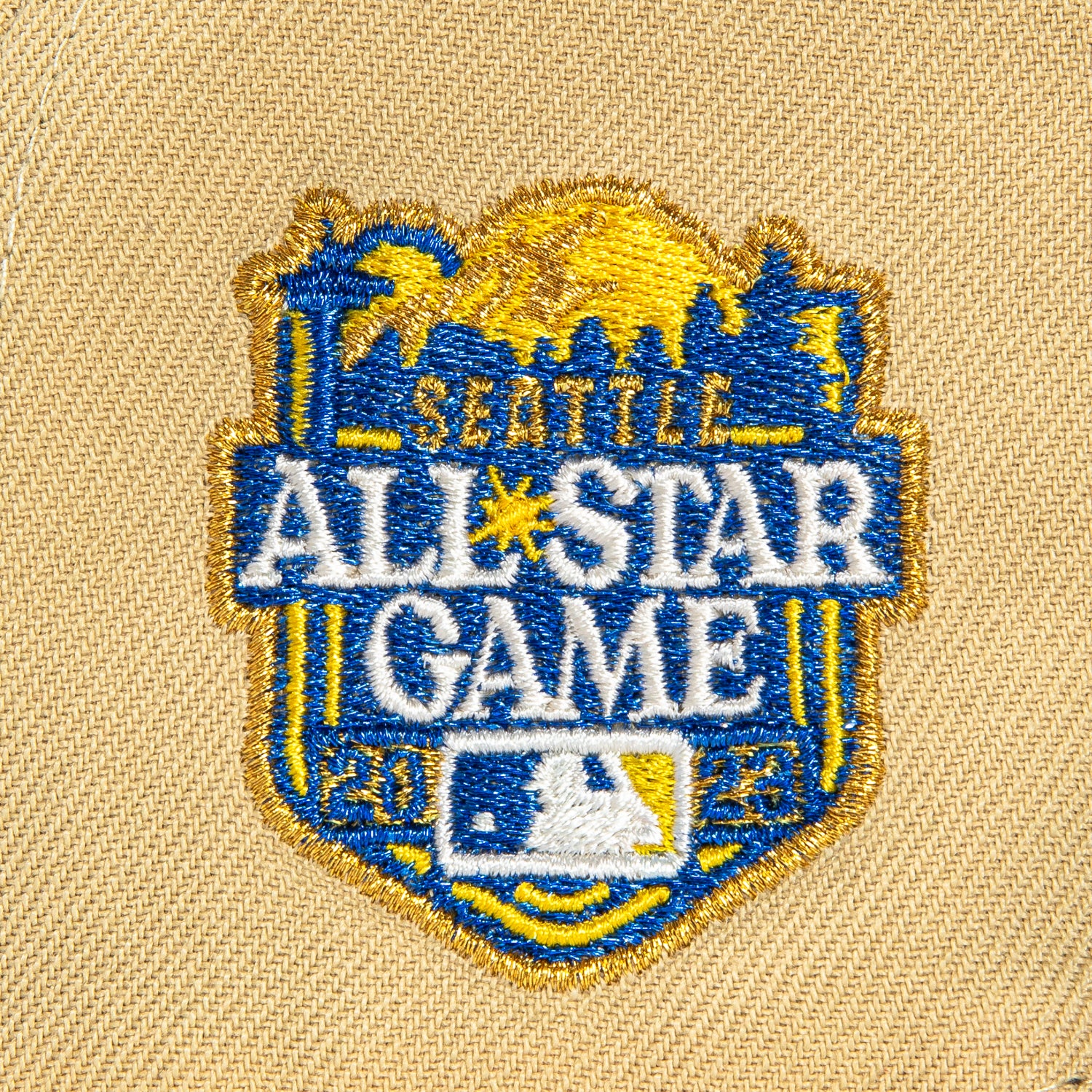 New Era 59Fifty Seattle Mariners 2023 All Star Game Patch Hat - Tan, Royal