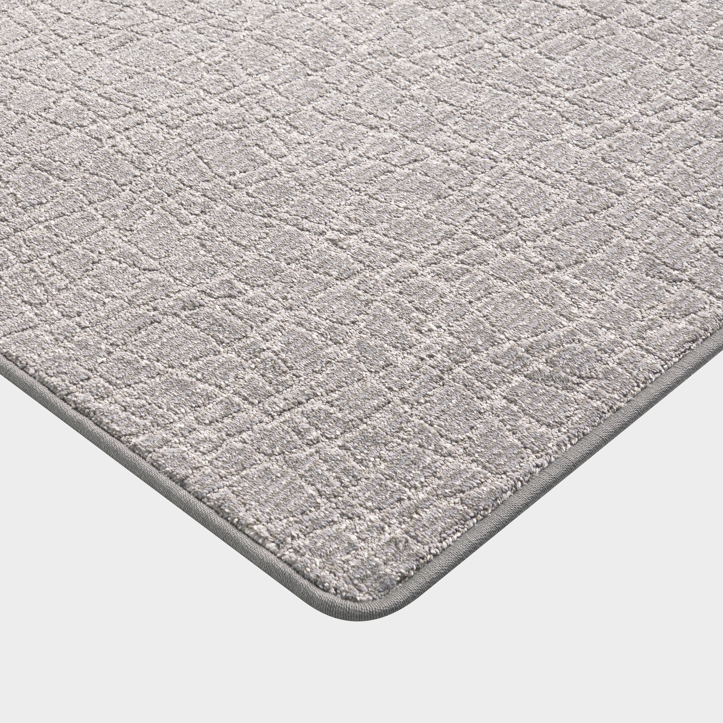 Dunlin Wavy Ridged Custom Rug | Charcoal