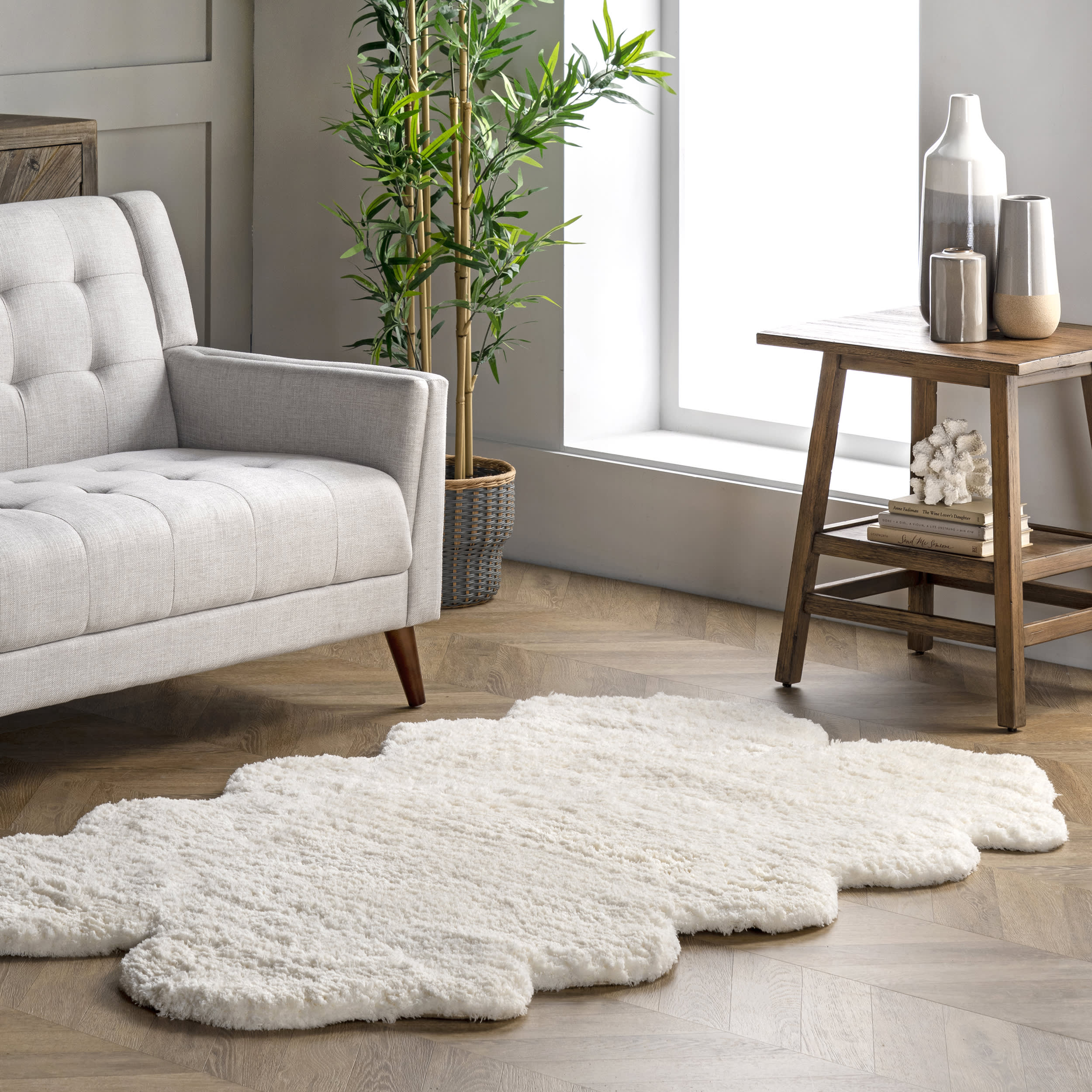 Quarto Pelt Rug | Natural