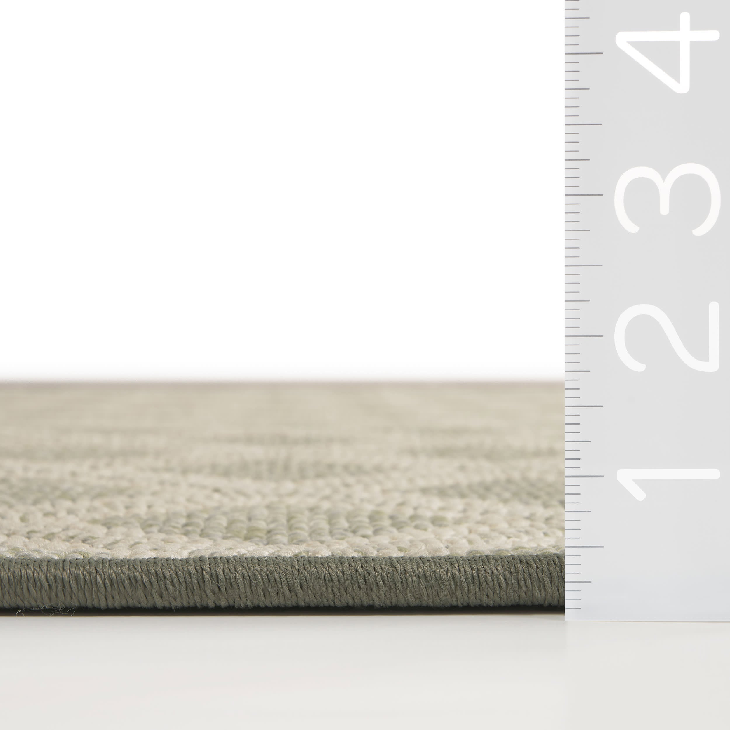 Swift Trellis Custom Sample Rug | Sage Green