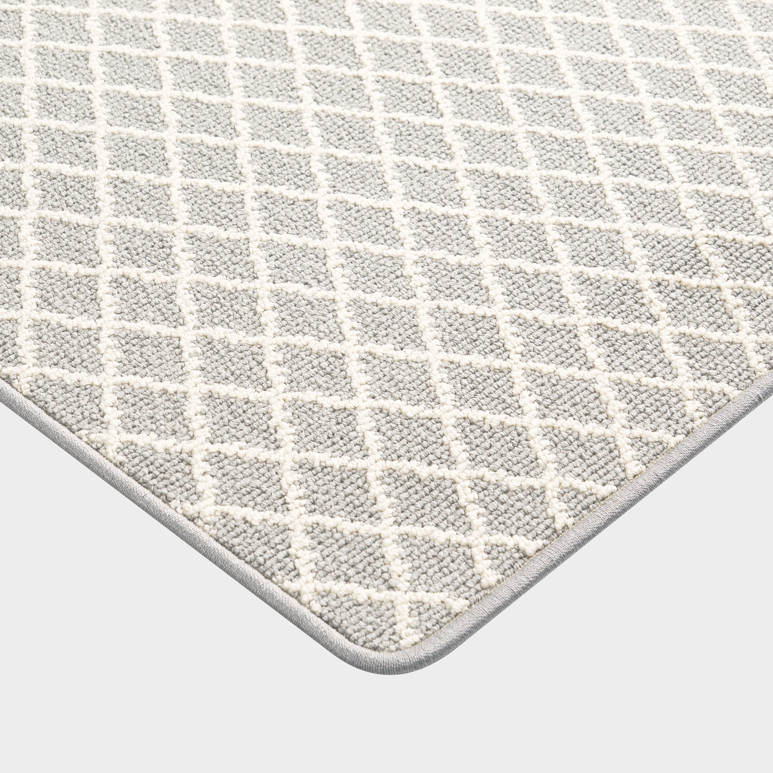 Kittiwake Micro-Trellis Custom Sample Rug | Grey