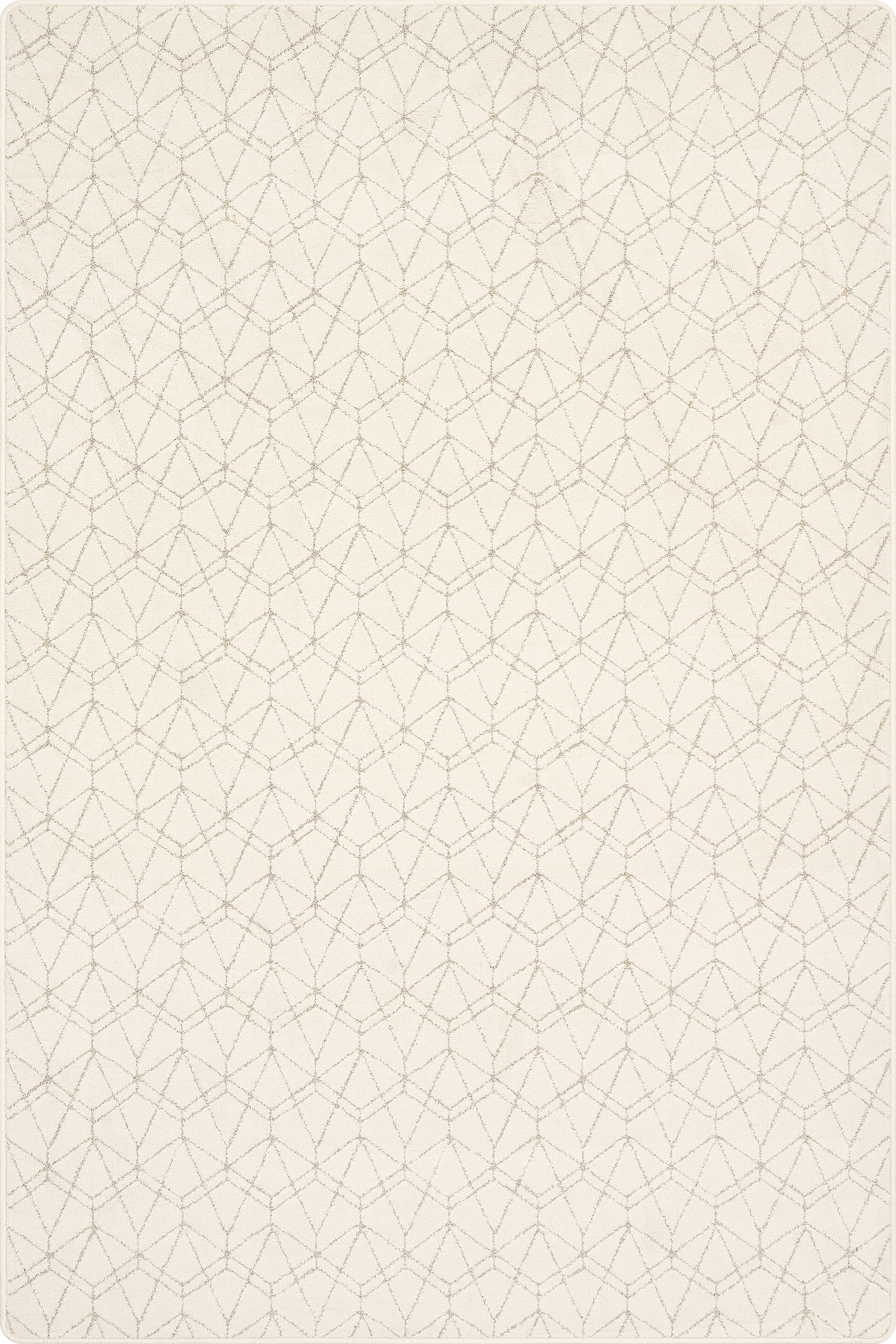 Vireo Geometric Custom Rug | Light Beige