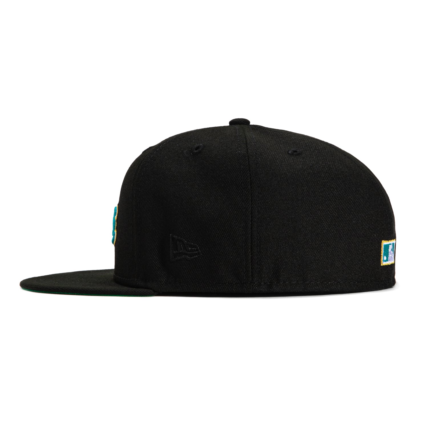 New Era 59Fifty Coco Mango Cherry Houston Astros 40th Anniversary Patch Los Astros Hat - Black, Teal