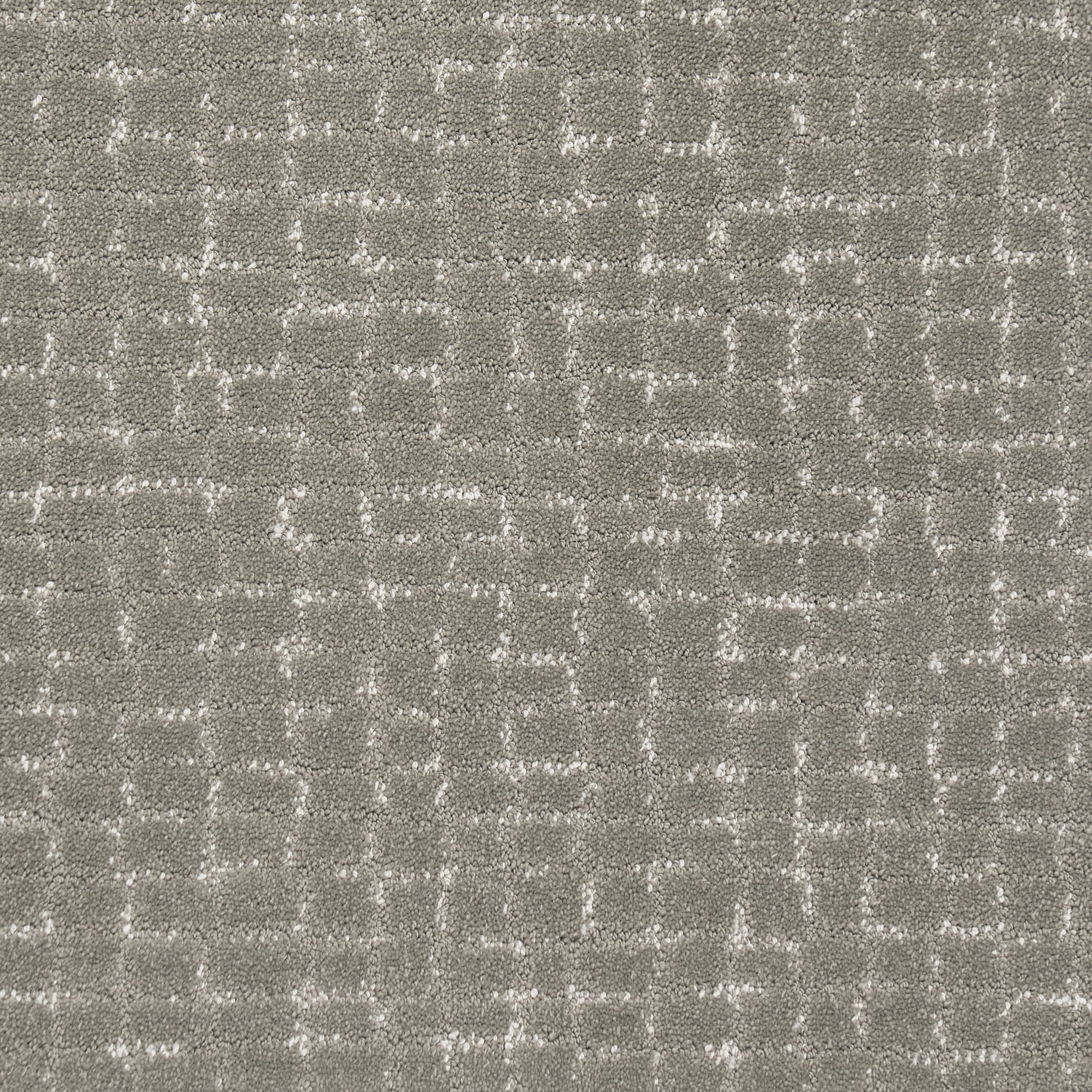 Chickadee Checked Custom Rug | Grey