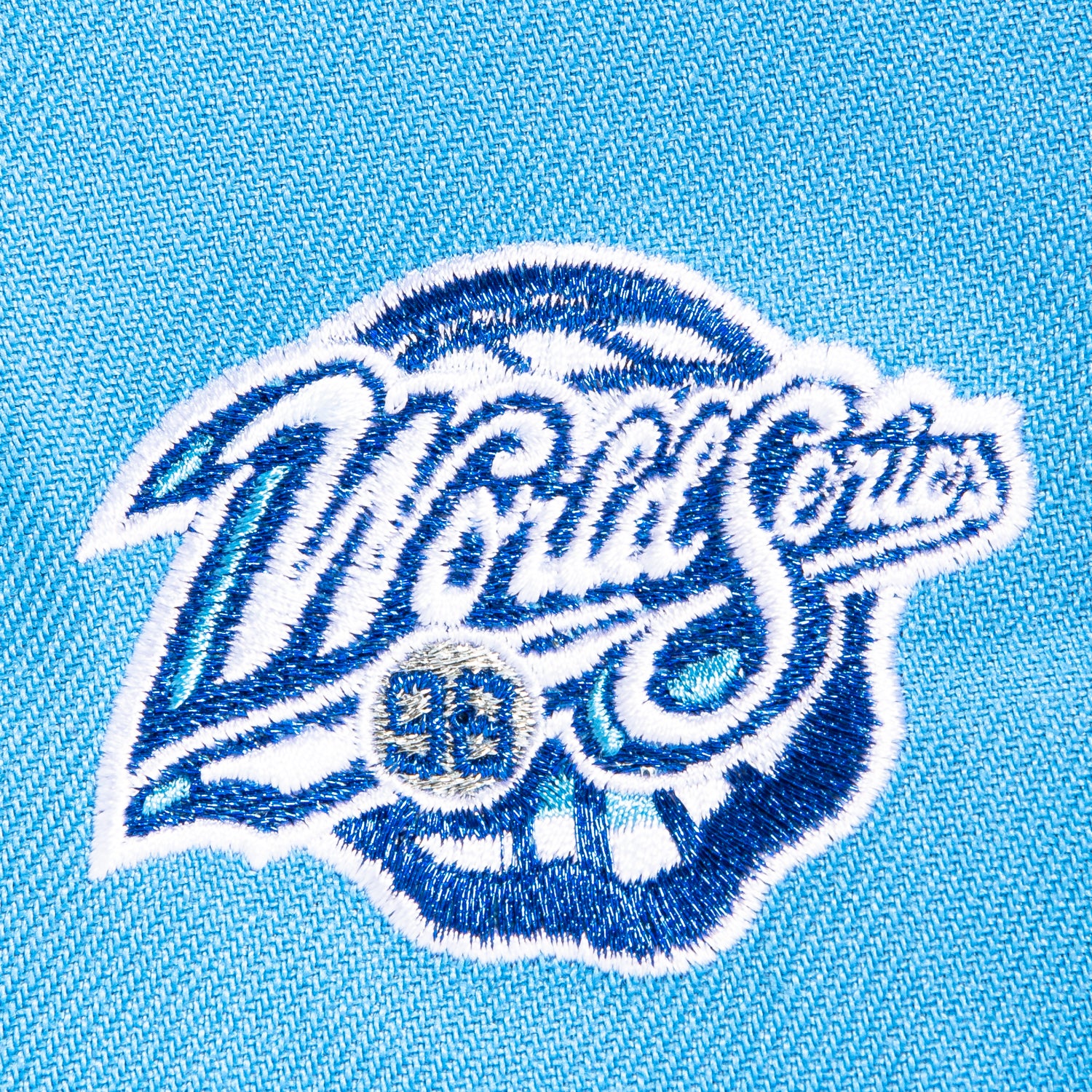 New Era 59Fifty Caribbean Waters New York Yankees 1998 World Series Patch Hat - Light Blue, Teal