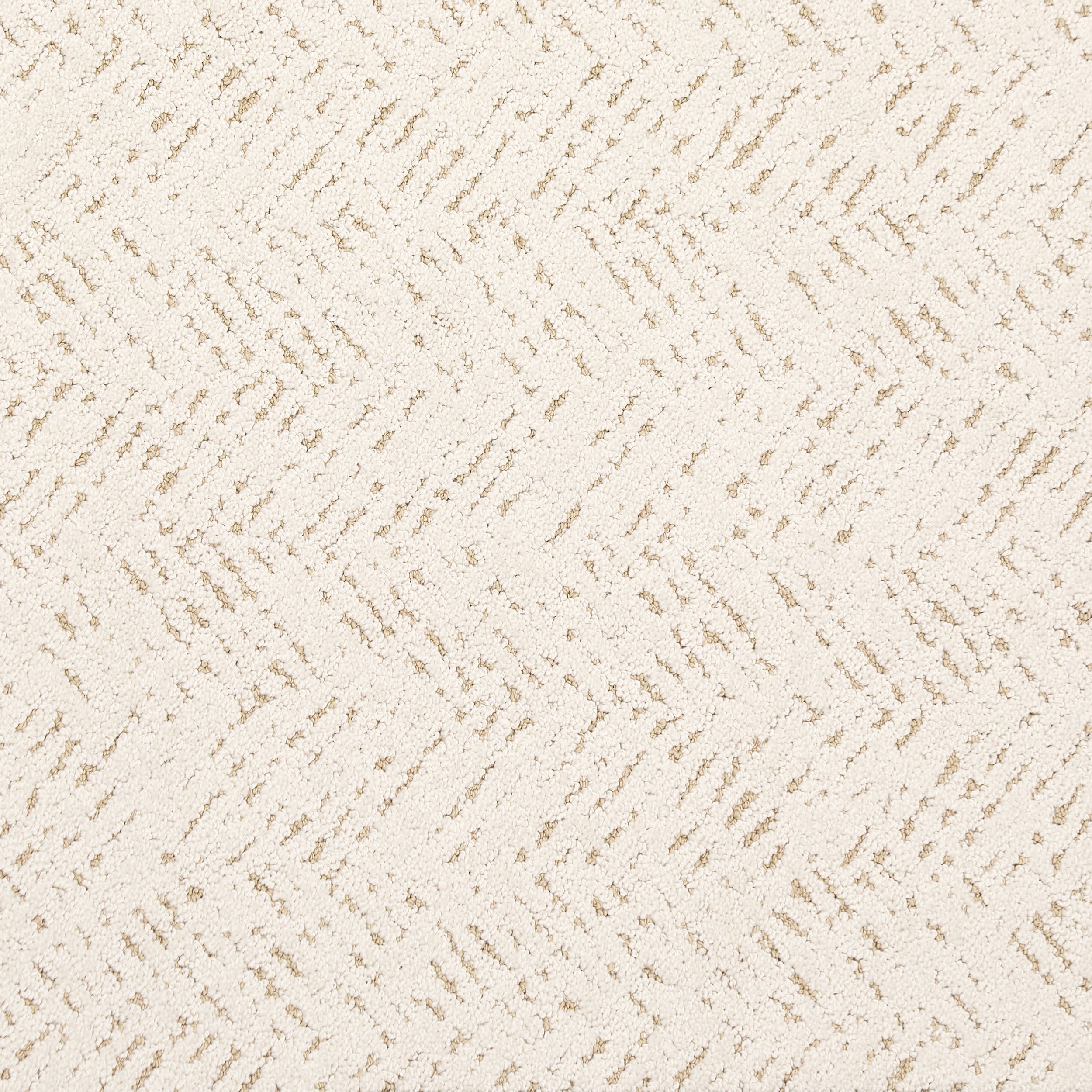 Avocet Distressed Chevron Custom Sample Rug | Light Beige