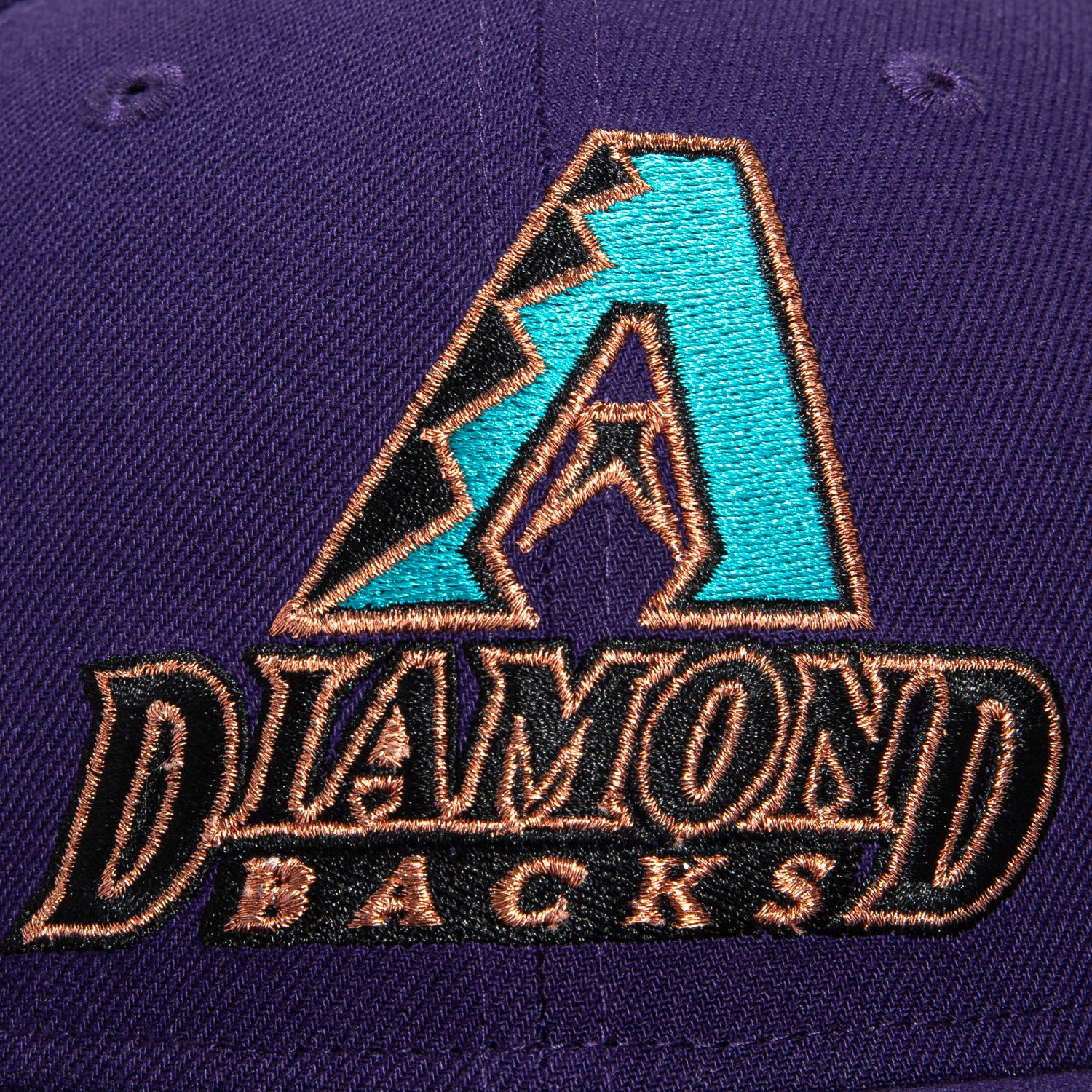 New Era 59Fifty Arizona Diamondbacks Inaugural Patch Word Hat - Purple, Teal