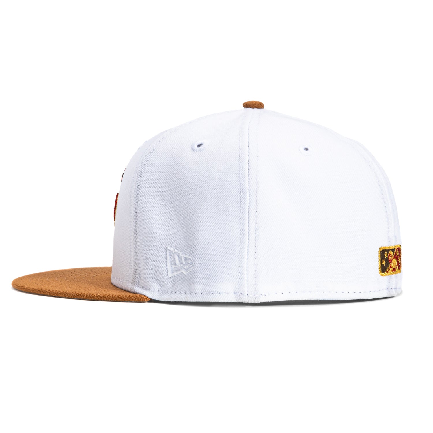 New Era 59Fifty New Haven Ravens Hat - White, Khaki, Red