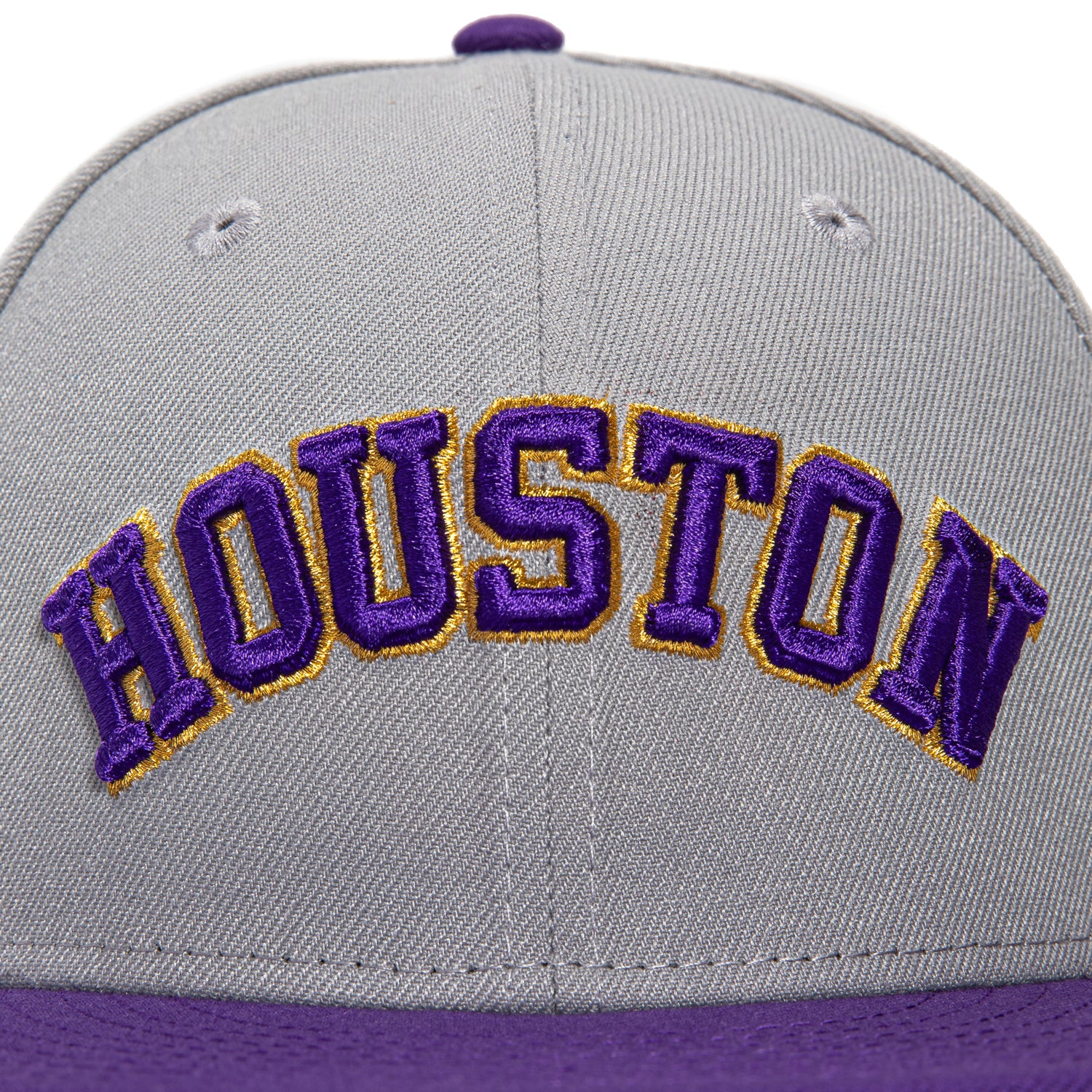 New Era 59Fifty Houston Astros Minute Maid Park Patch Word Hat - Grey, Purple