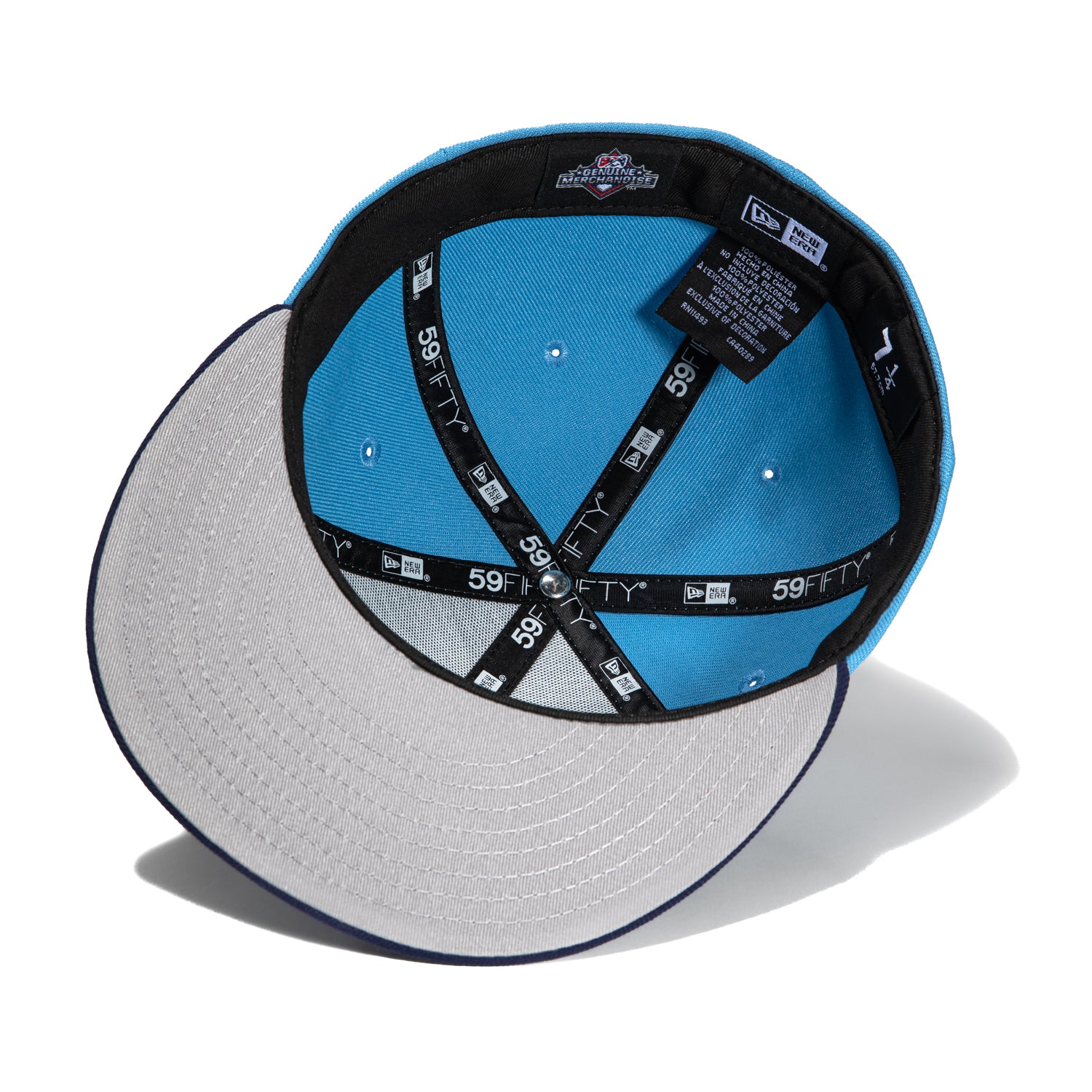 New Era 59Fifty Southwest Michigan Devil Rays Hat - Light Blue, Light Navy