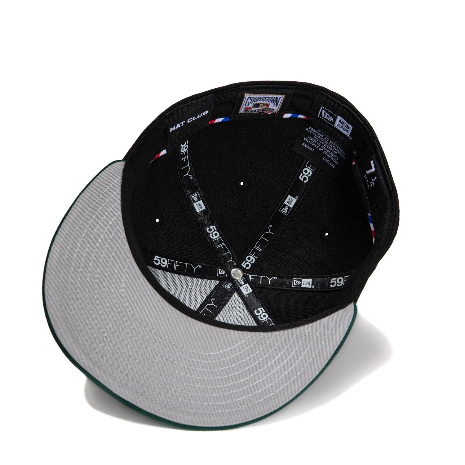 New Era 59Fifty Barbershop San Francisco Giants 2007 All Star Game Patch Script Hat - Black, Green, Metallic Silver