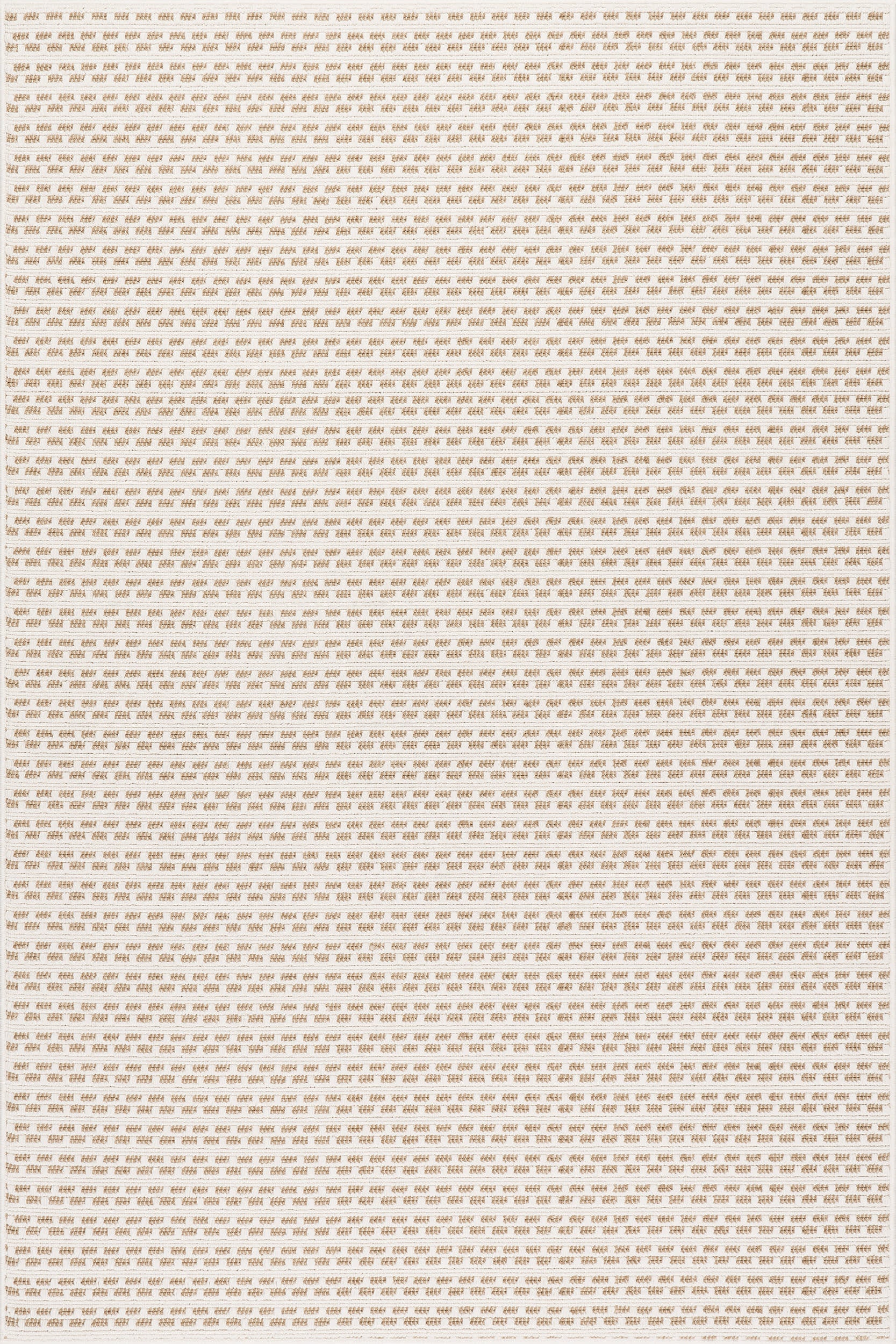 Reyna Checkered Stripes Indoor/Outdoor Rug | Neutral