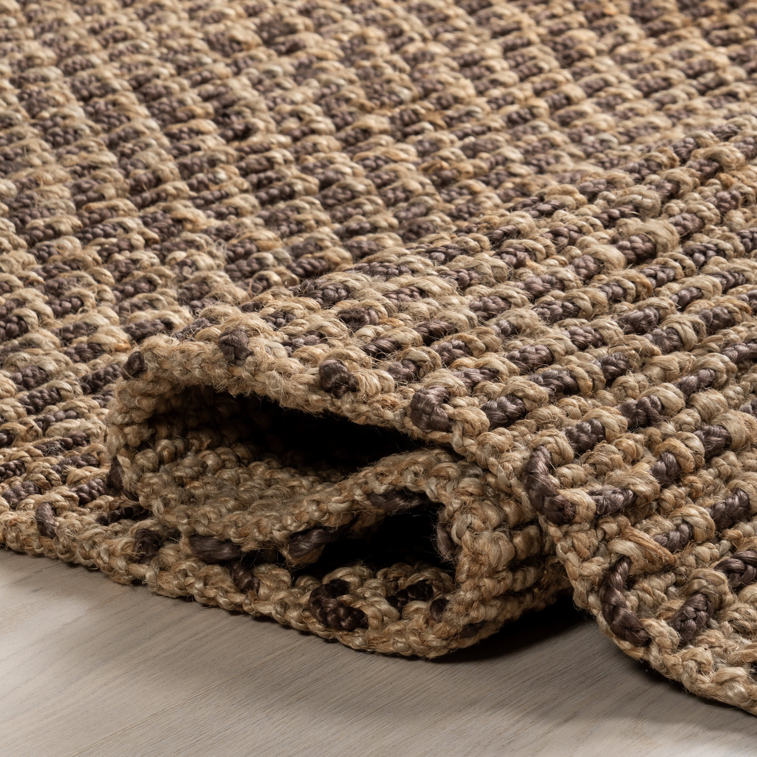 Pilar Jute Solid Tasseled Rug | Natural