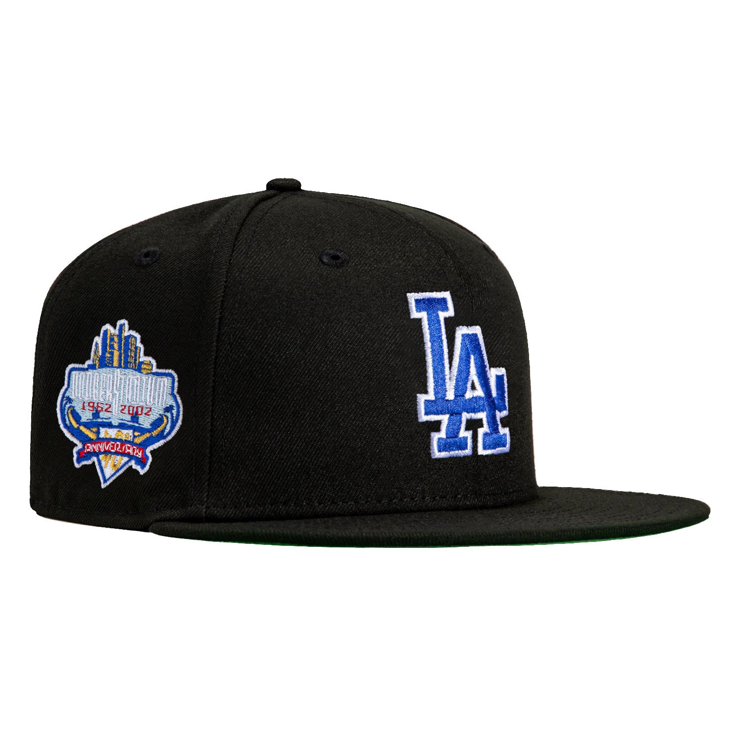 New Era 59Fifty Black Dome Los Angeles Dodgers 40th Anniversary Stadium Patch Hat - Black