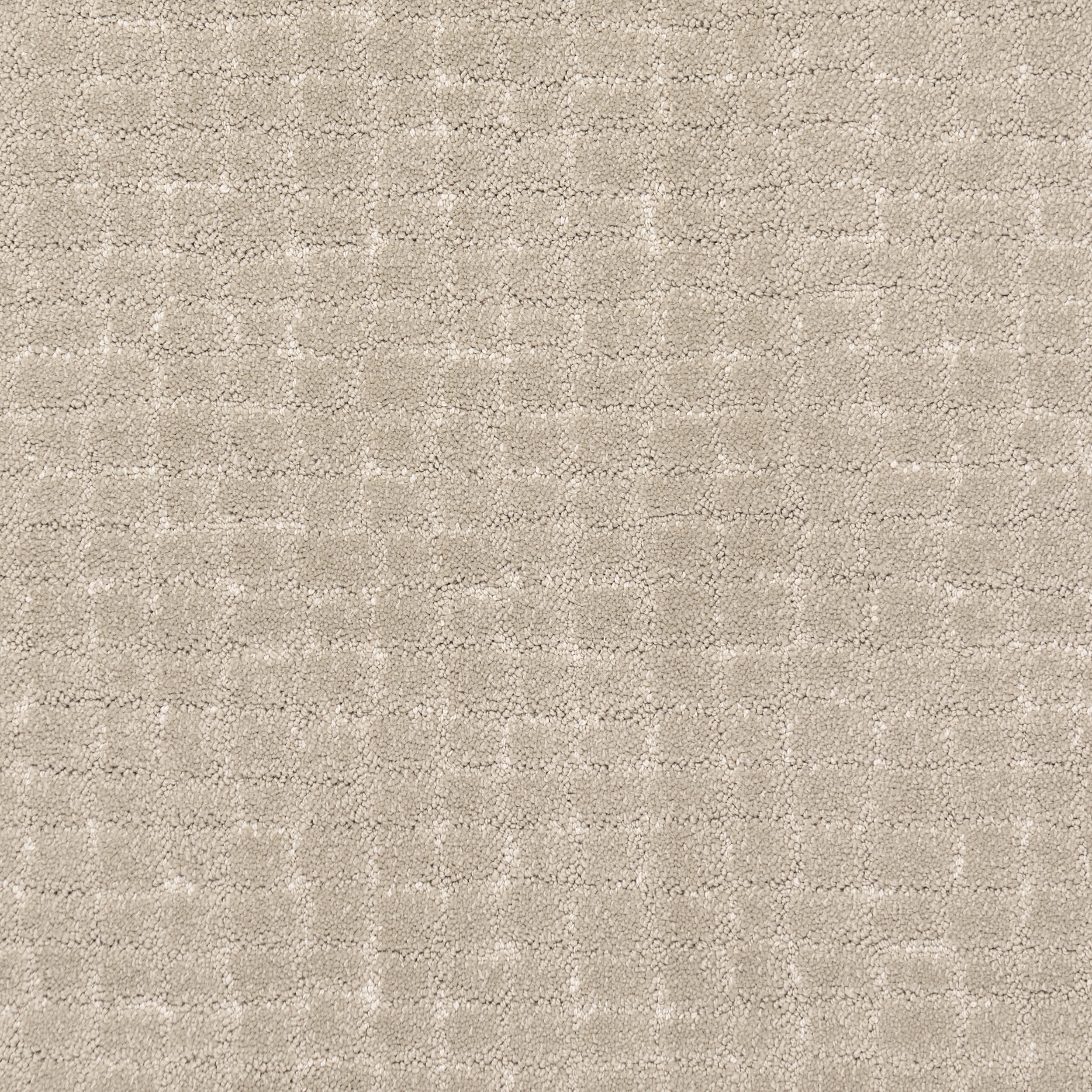 Chickadee Checked Custom Rug | Light Grey