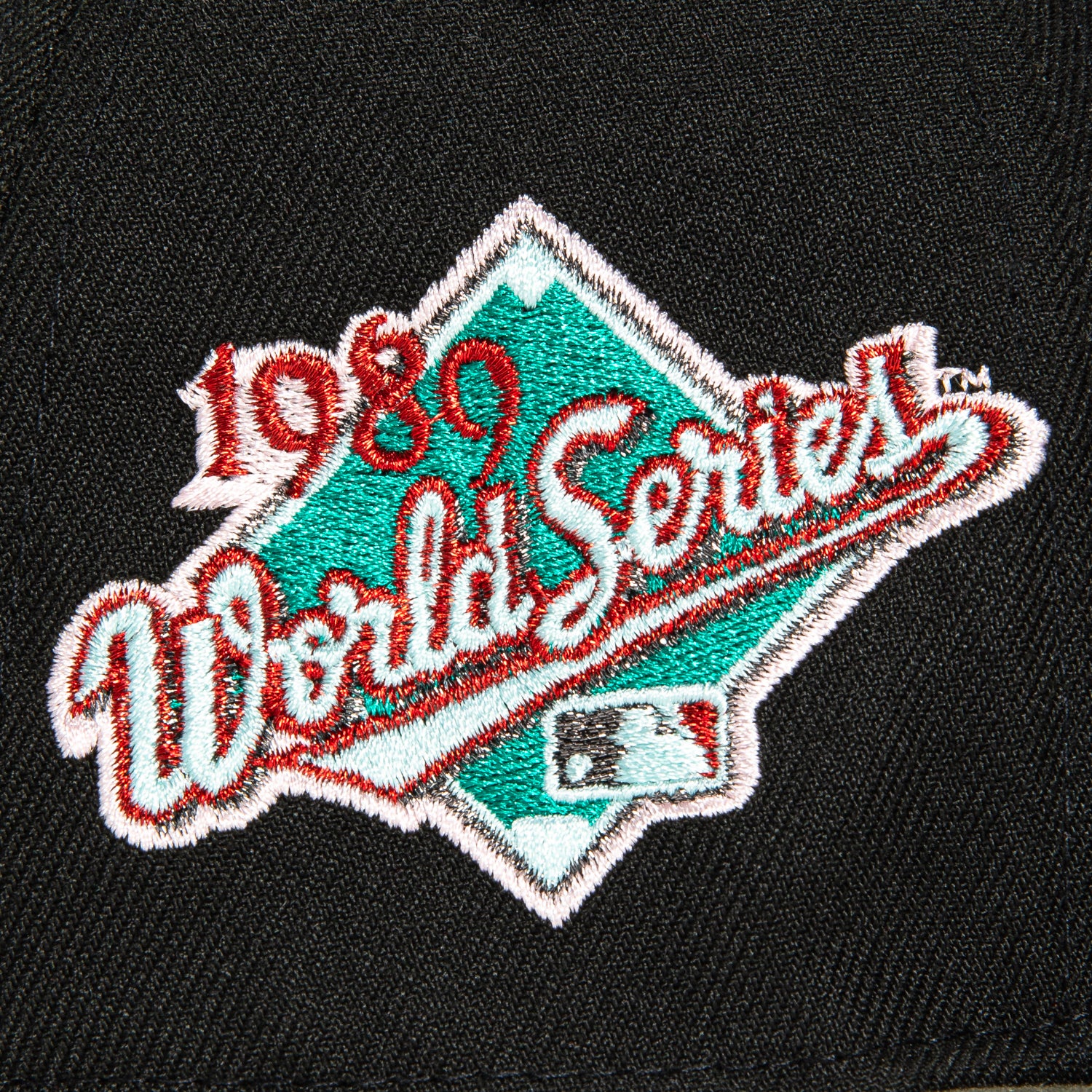 New Era 59Fifty San Francisco Giants 1989 World Series Patch Word Hat - Black, Olive, Orange