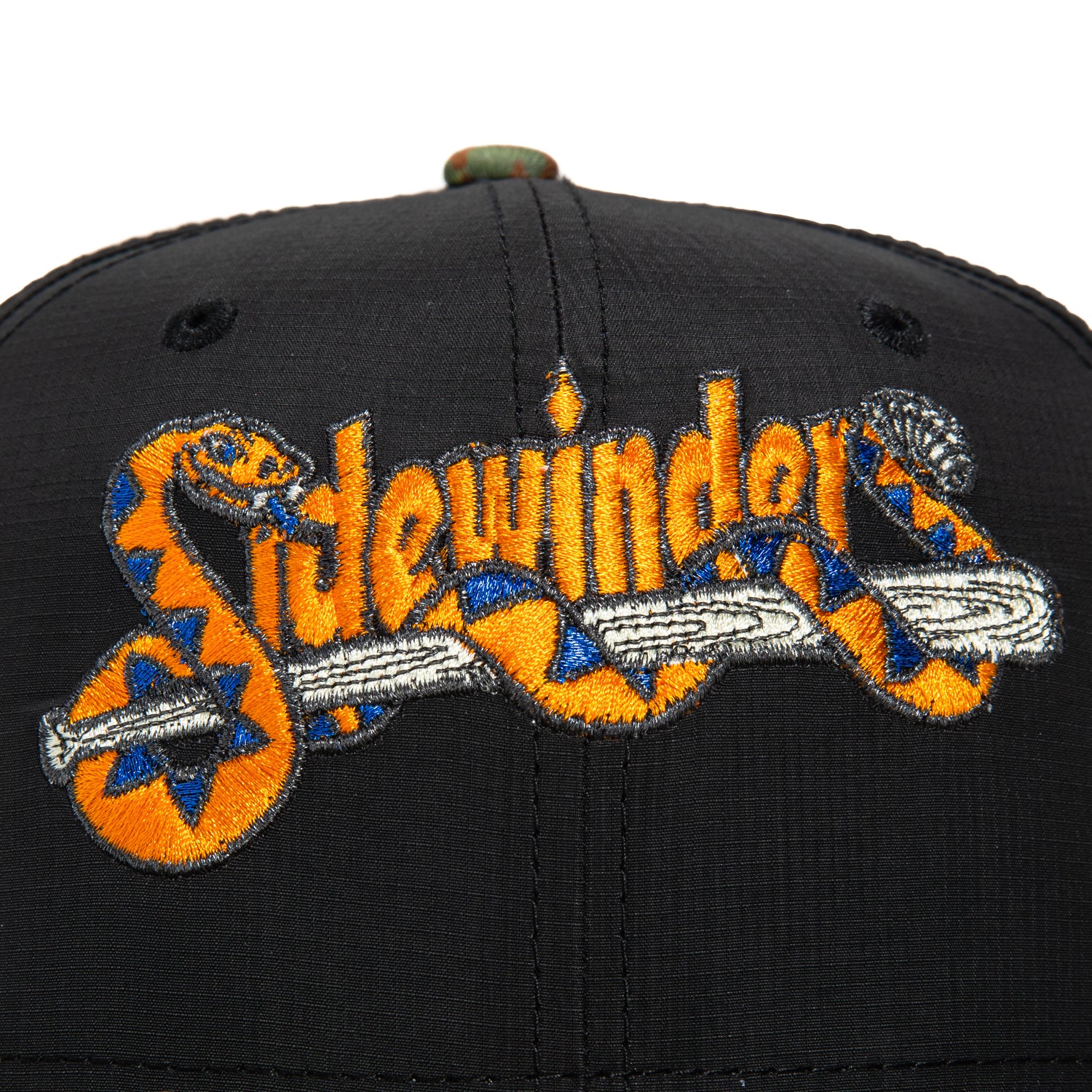 New Era 59Fifty Outdoors Tucson Sidewinders 25th Anniversary Patch Logo Hat - Black, Camo