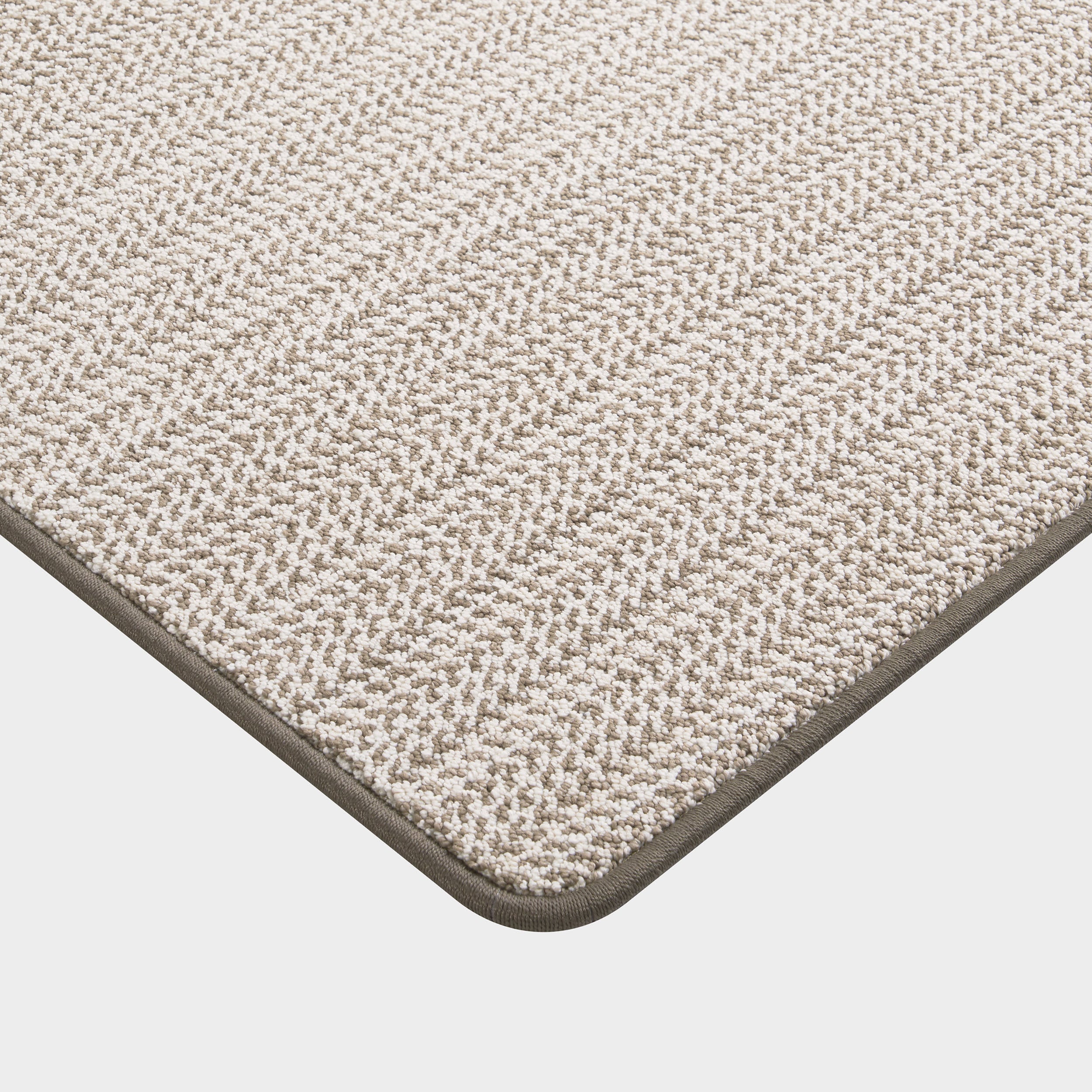 Martin Micro-Chevron Custom Sample Rug | Light Brown