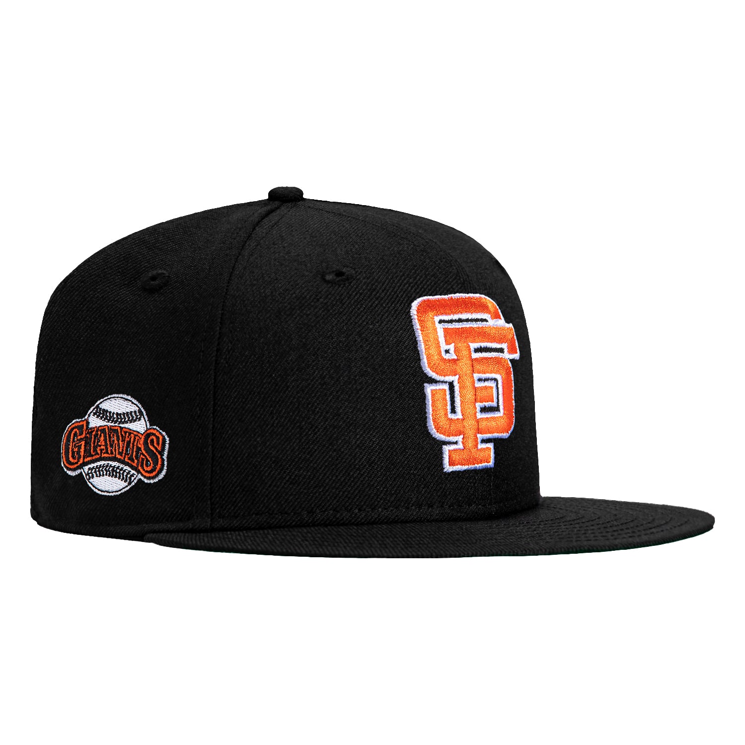 New Era 59Fifty Black Dome San Francisco Giants Logo Patch Hat - Black