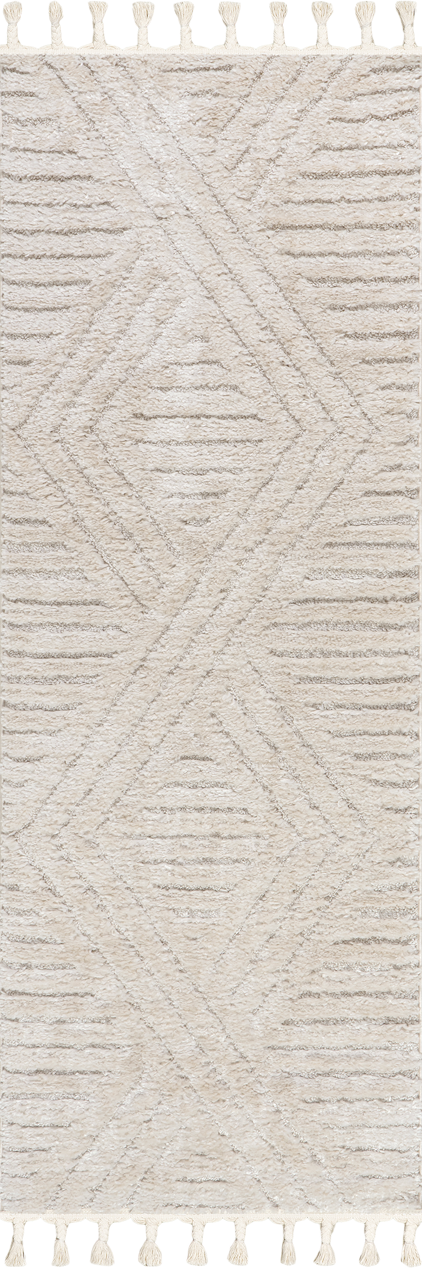 Ellie Traverse Shag Rug | Beige