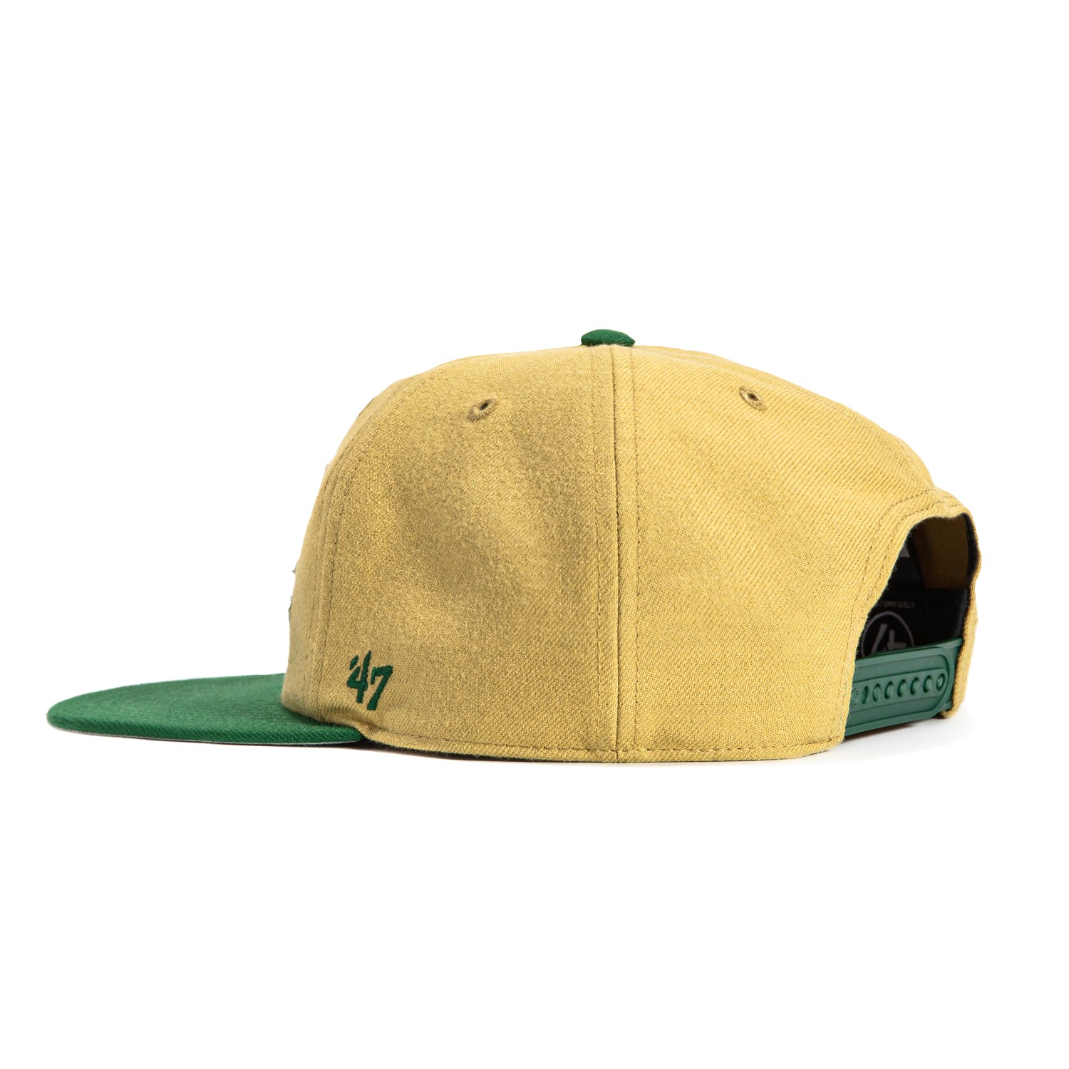 47 Brand Lemonade Sureshot Captain Houston Astros Minute Maid Park Patch Snapback Word Hat - Tan, Green