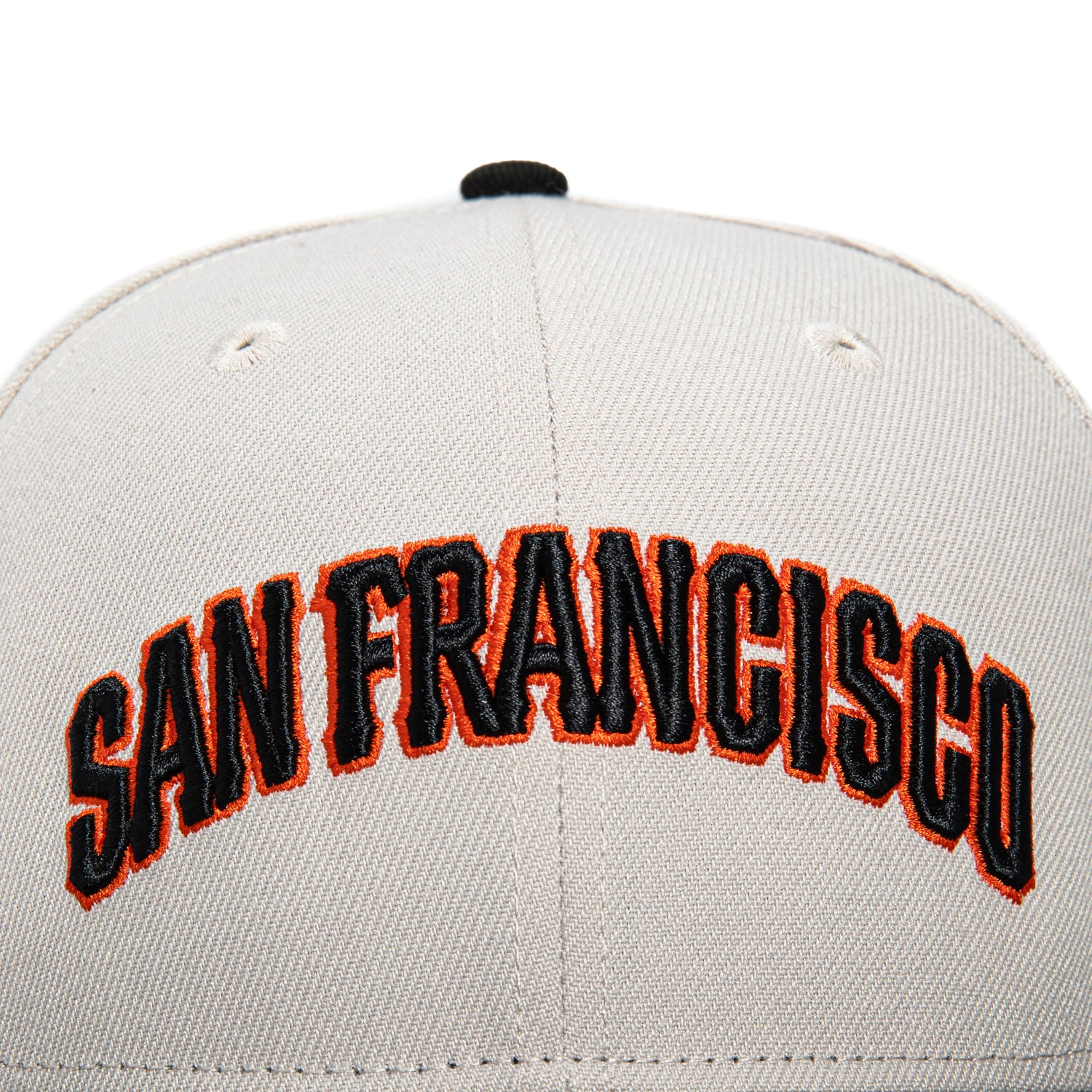 New Era 59Fifty San Francisco Giants Tell It Goodbye Patch Word Hat - Stone, Black, Orange