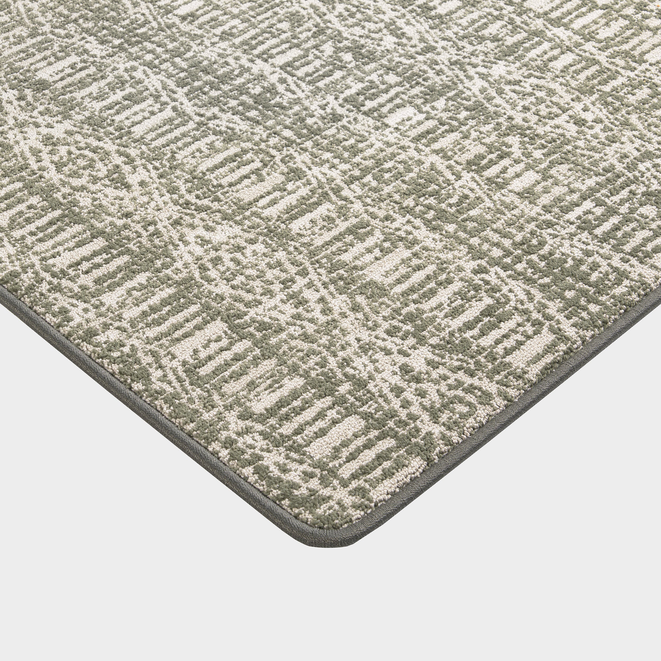 Tanager Distressed Custom Rug | Dark Sage