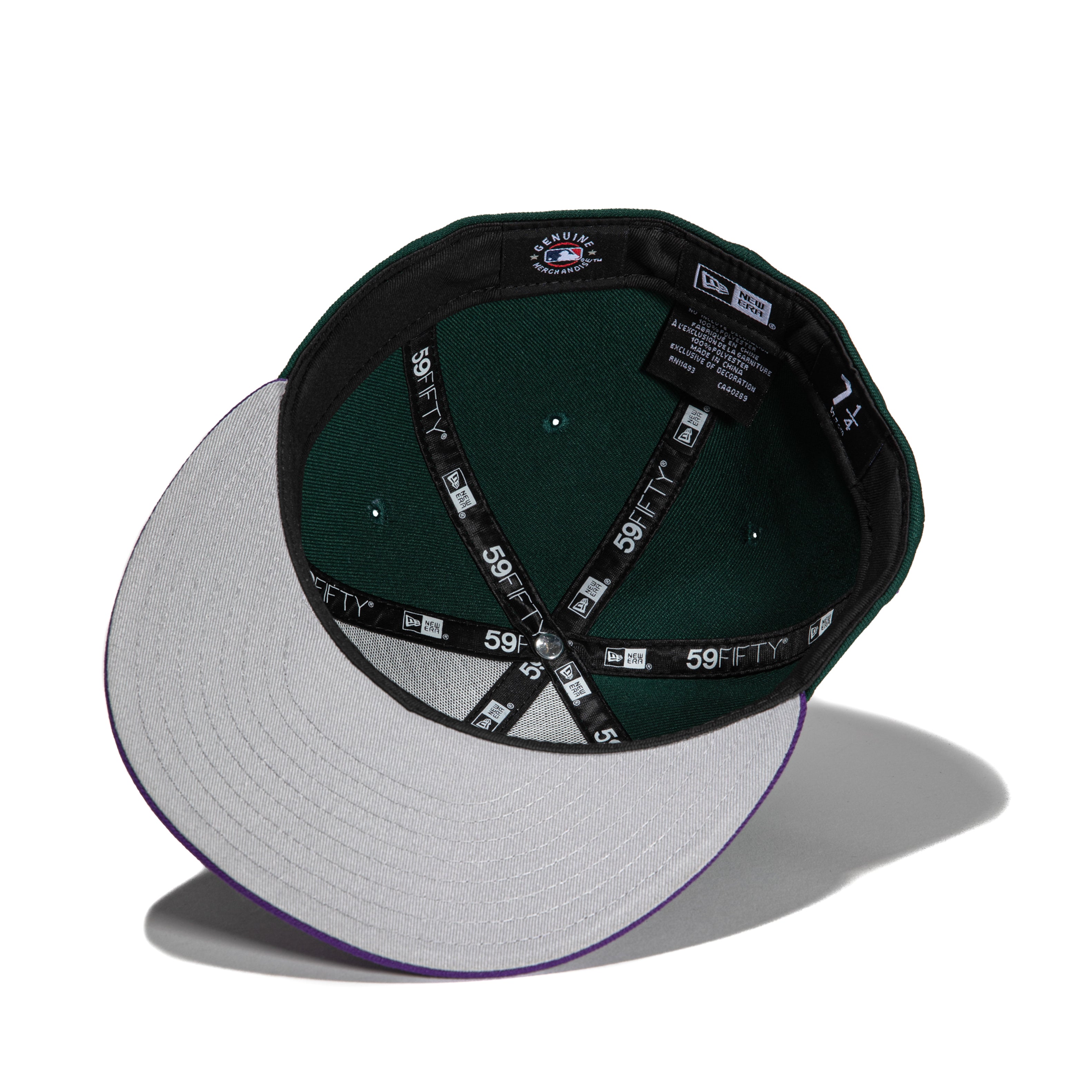 New Era 59Fifty Colorado Rockies BP Patch City Hat - Green, Purple