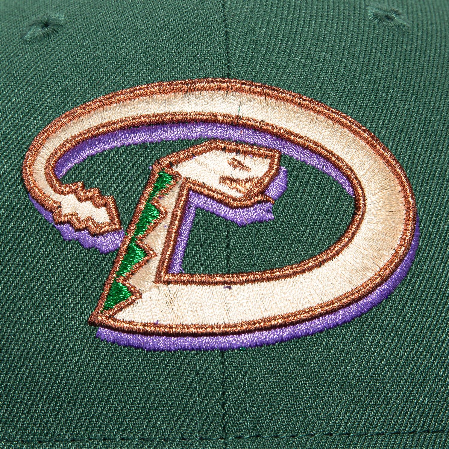 New Era 59Fifty Arizona Diamondbacks 2001 World Series Patch D Hat - Green, Purple