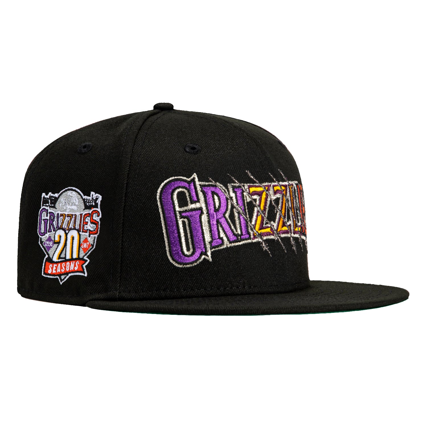 New Era 59Fifty Fresno Grizzlies 20th Anniversary Patch Jersey Hat - Black