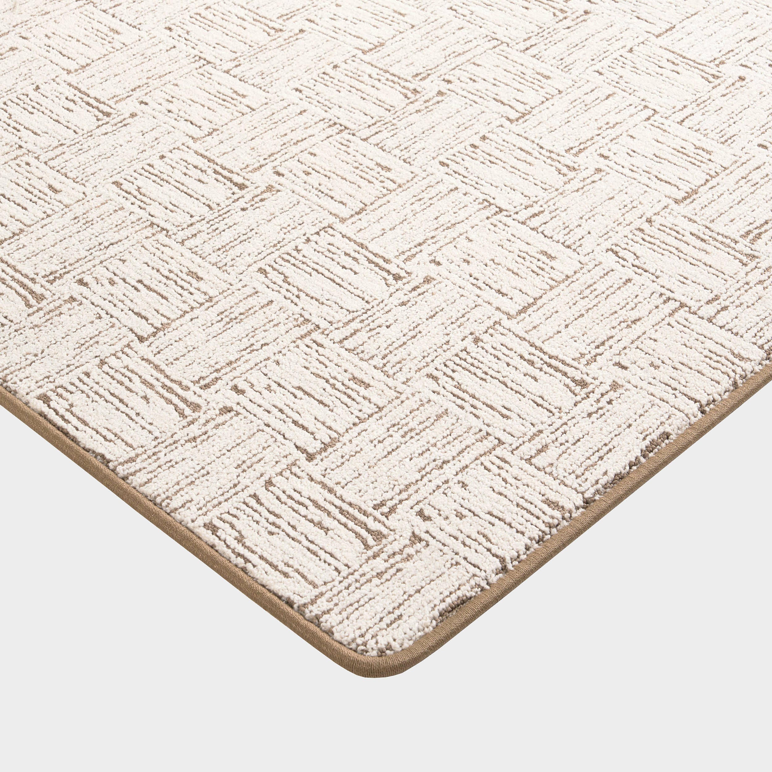 Turnstone Tiled Custom Rug | Ivory