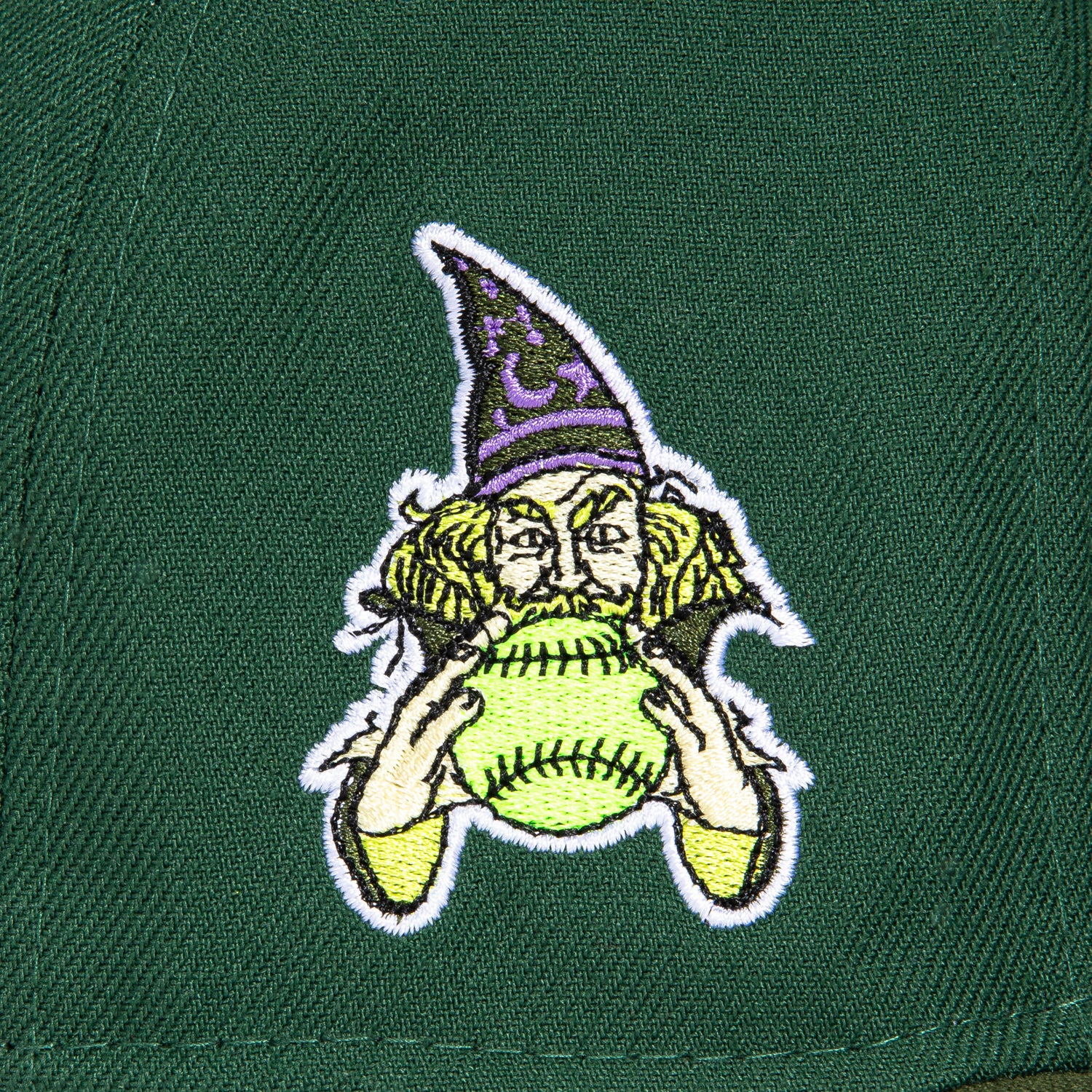 New Era 59Fifty Fort Wayne Wizards Logo Patch Word Hat - Green, Olive