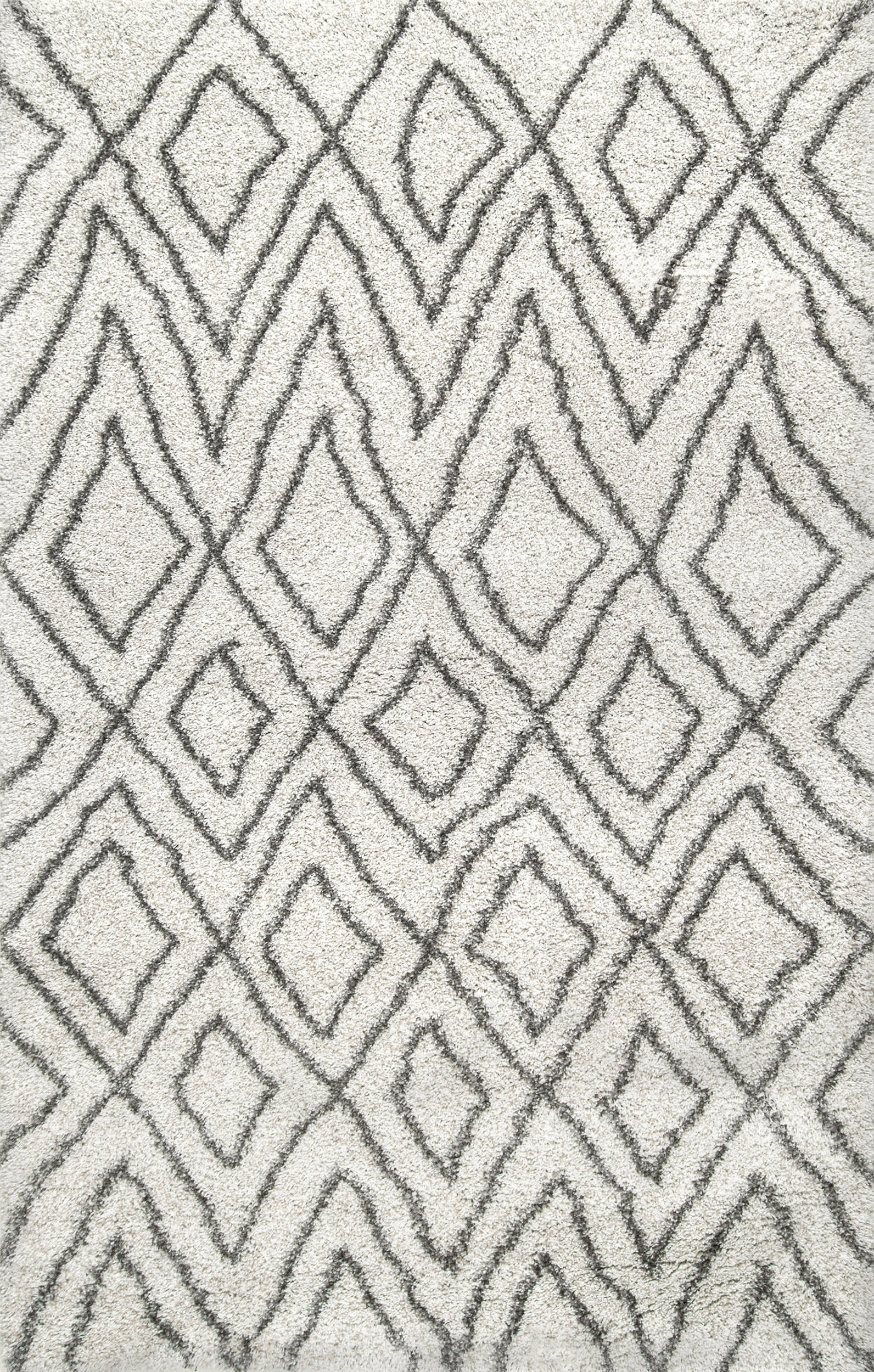 Moroccan Diamond Rug | Ivory