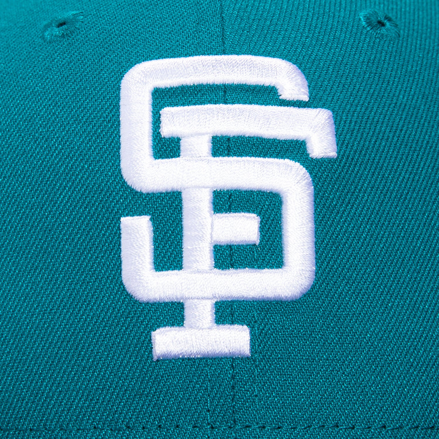 New Era 59Fifty San Francisco Giants Tell It Goodbye Patch Hat - Teal, Navy, White