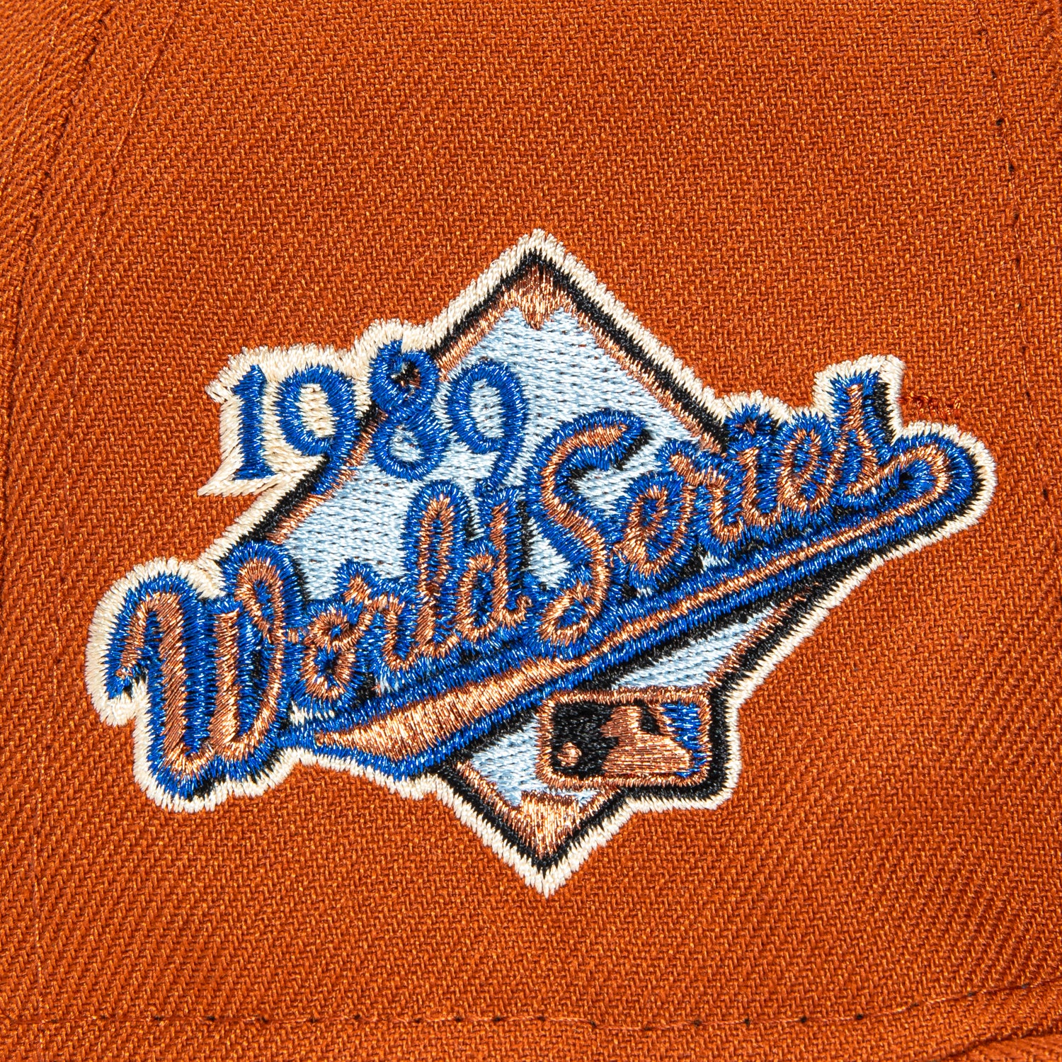 New Era 59Fifty San Francisco Giants 1989 World Series Patch Hat - Burnt Orange, Tan, Royal