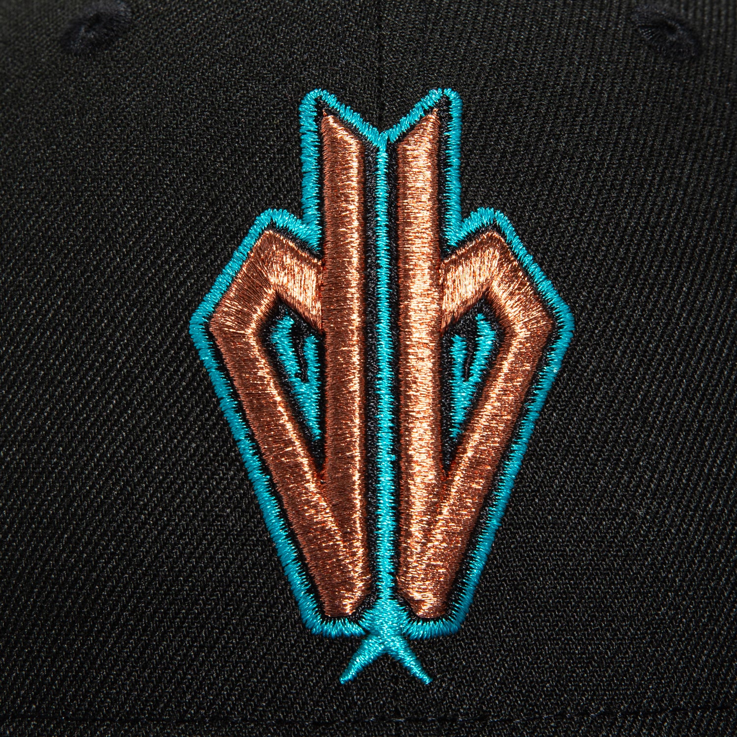 New Era 59Fifty Arizona Diamondbacks Inaugural Patch DB Hat - Black, Purple, Metallic Copper