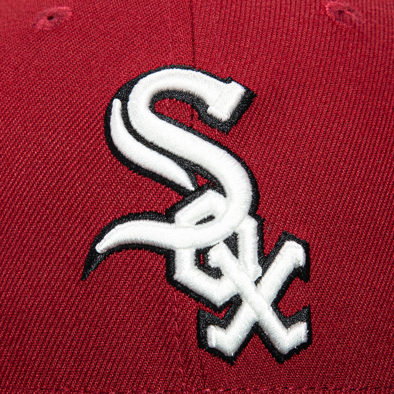 New Era 59Fifty Brick by Brick Chicago White Sox 95th Anniversary Patch Hat - Cardinal, Green