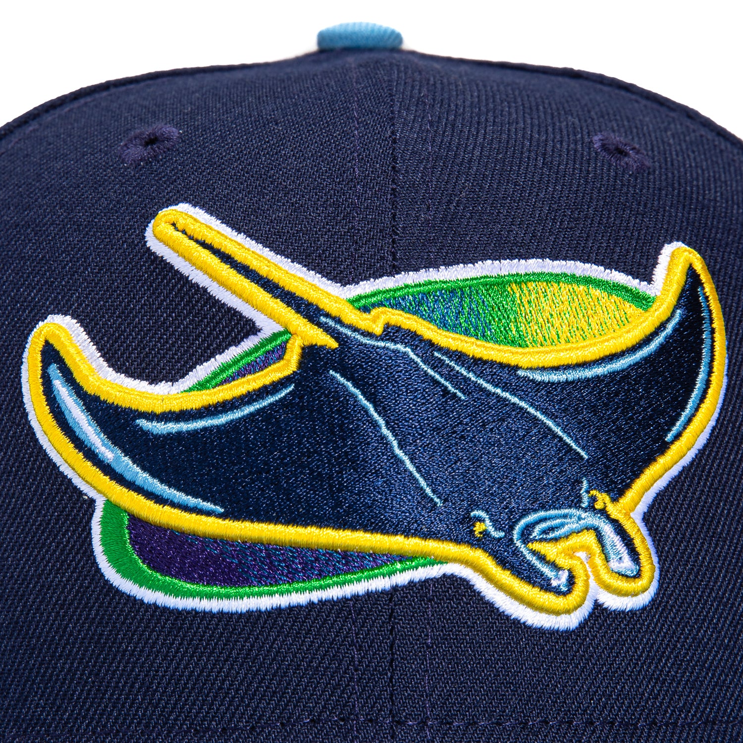 New Era 59Fifty Tampa Bay Rays Tropicana Field Patch Alternate Hat - Light Navy, Light Blue