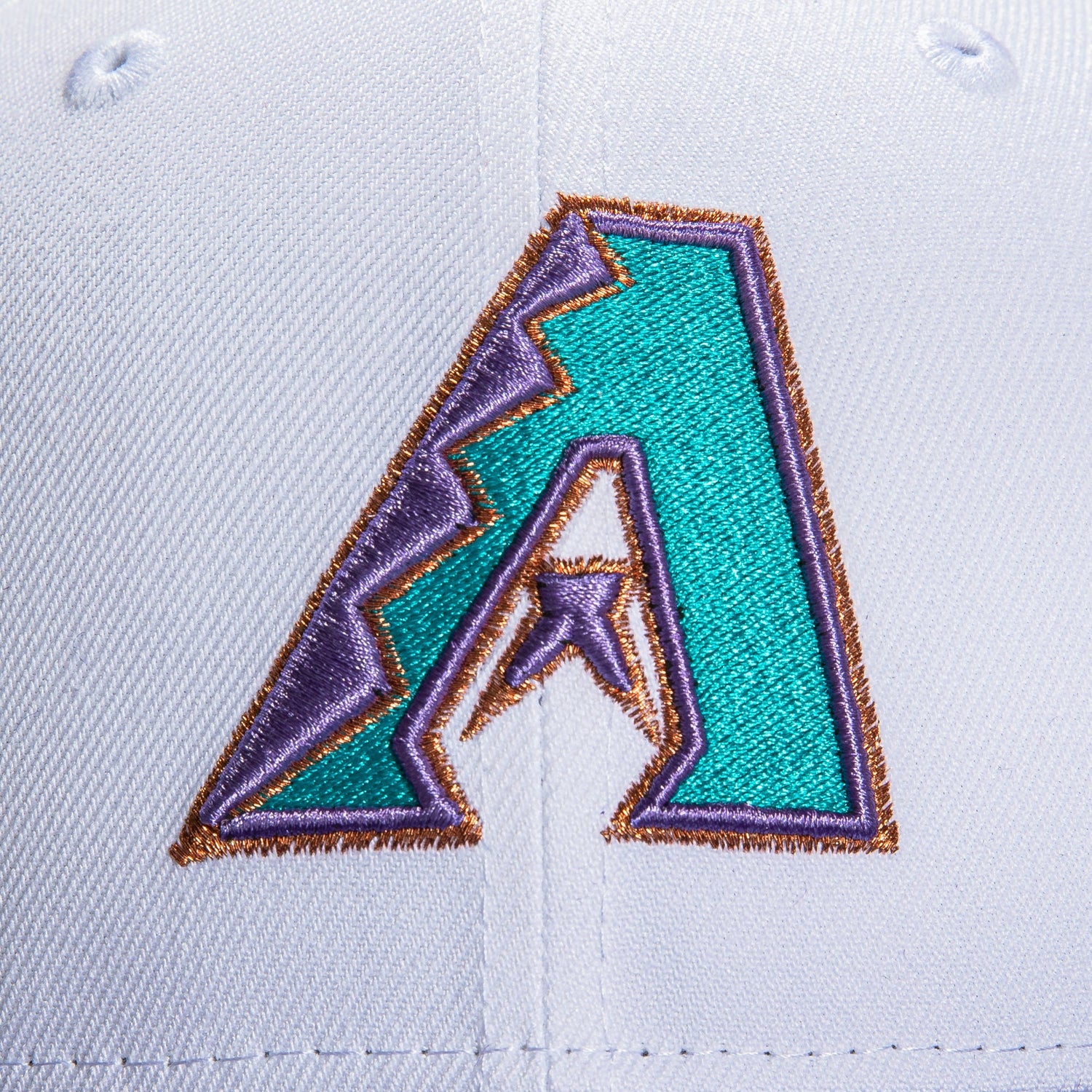 New Era 59Fifty Retro On-Field Arizona Diamondbacks 1998 Hat - White, Purple