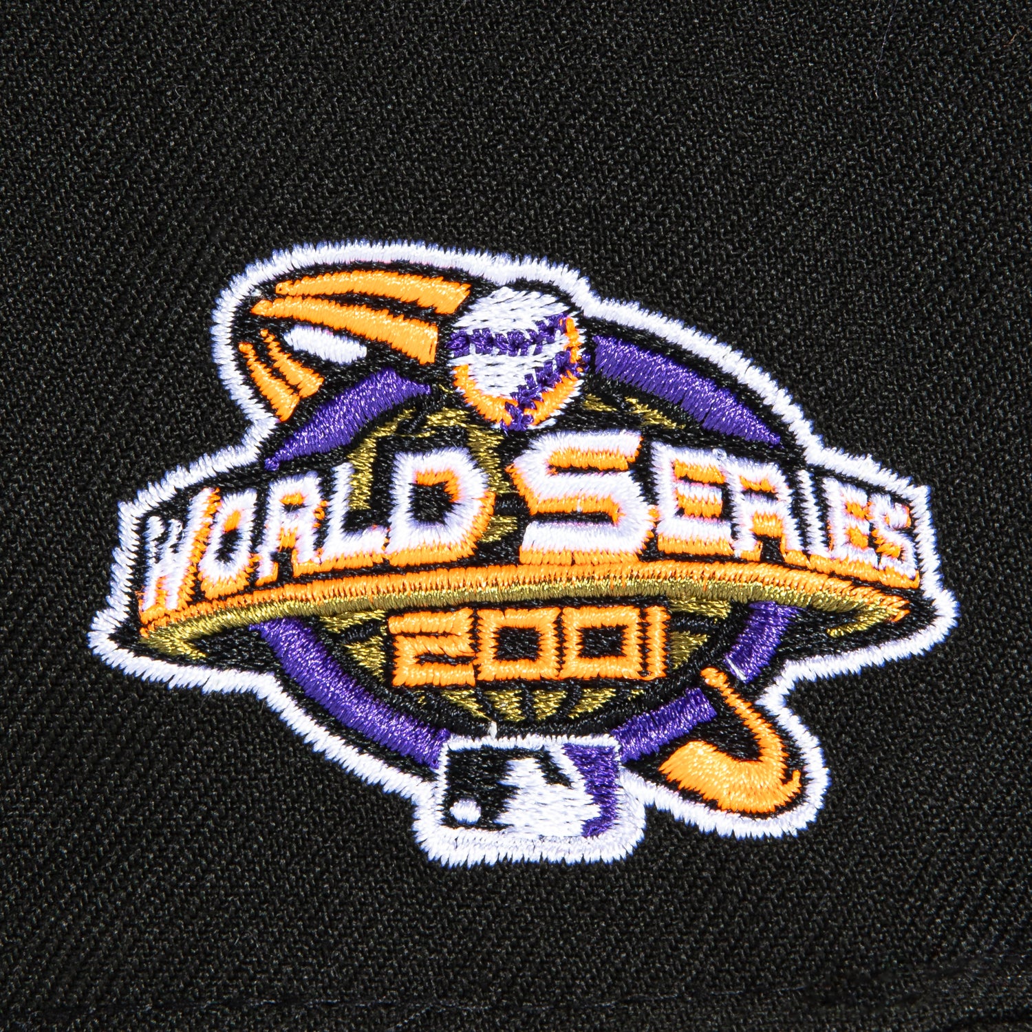 New Era 59Fifty Arizona Diamondbacks 2001 World Series Patch D Hat - Black, Purple, Orange