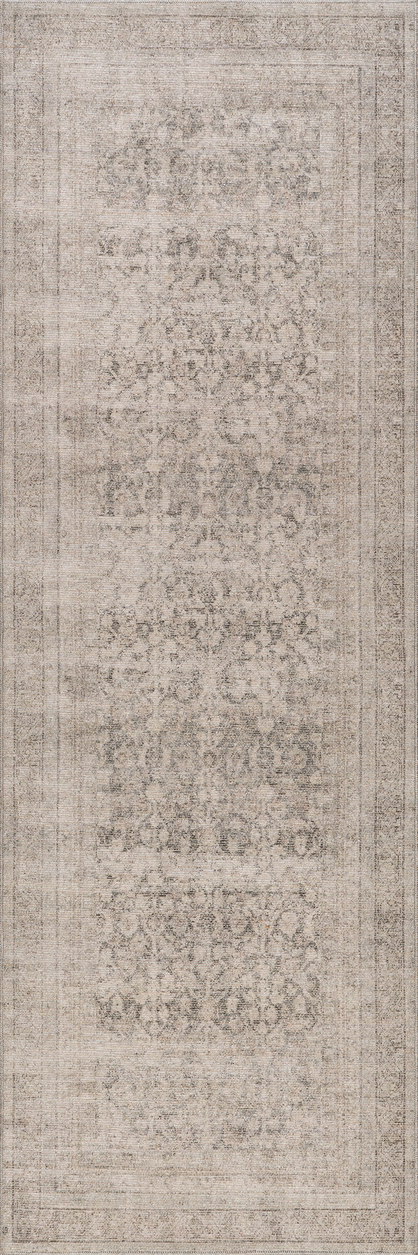 Basking Ridge Antiqued Jute-Blend Rug | Grey